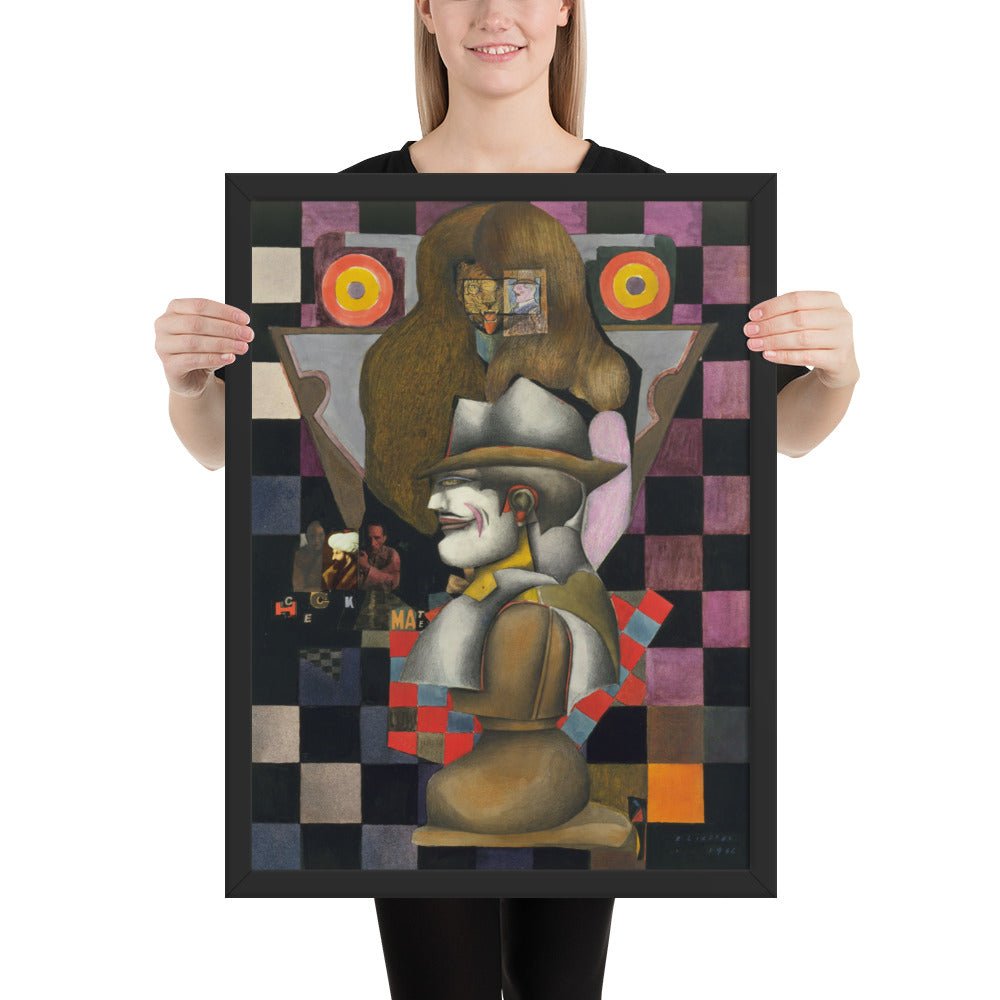 Checkmate by Richard Lindner , Framed poster