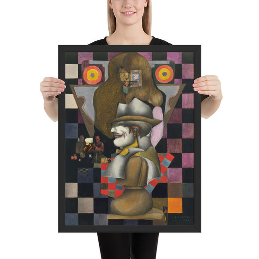 Checkmate by Richard Lindner , Framed poster