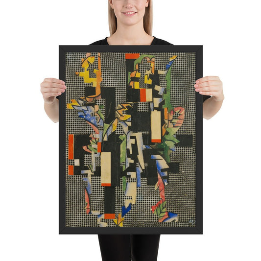 Collage II by Hannah Höch, Framed poster