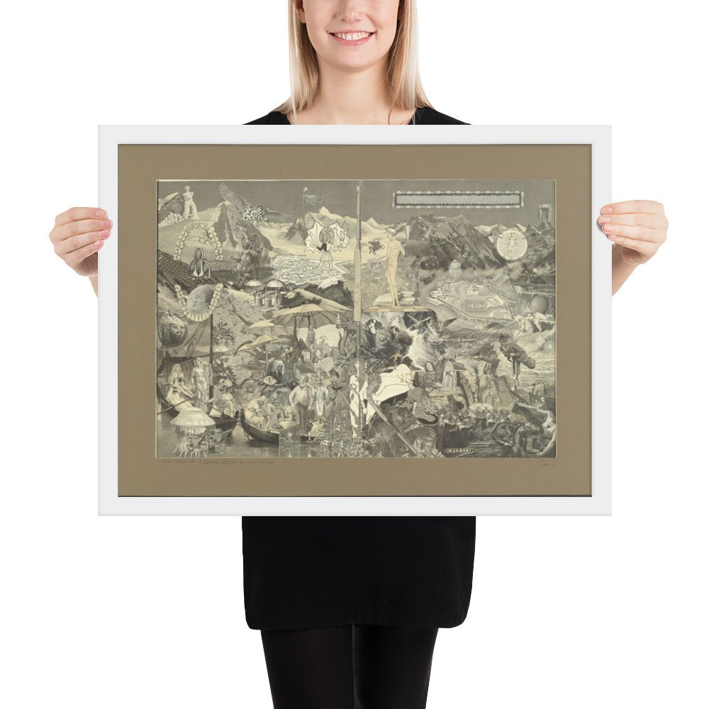 Cover for a Lesbian Estate by Jess, Framed poster