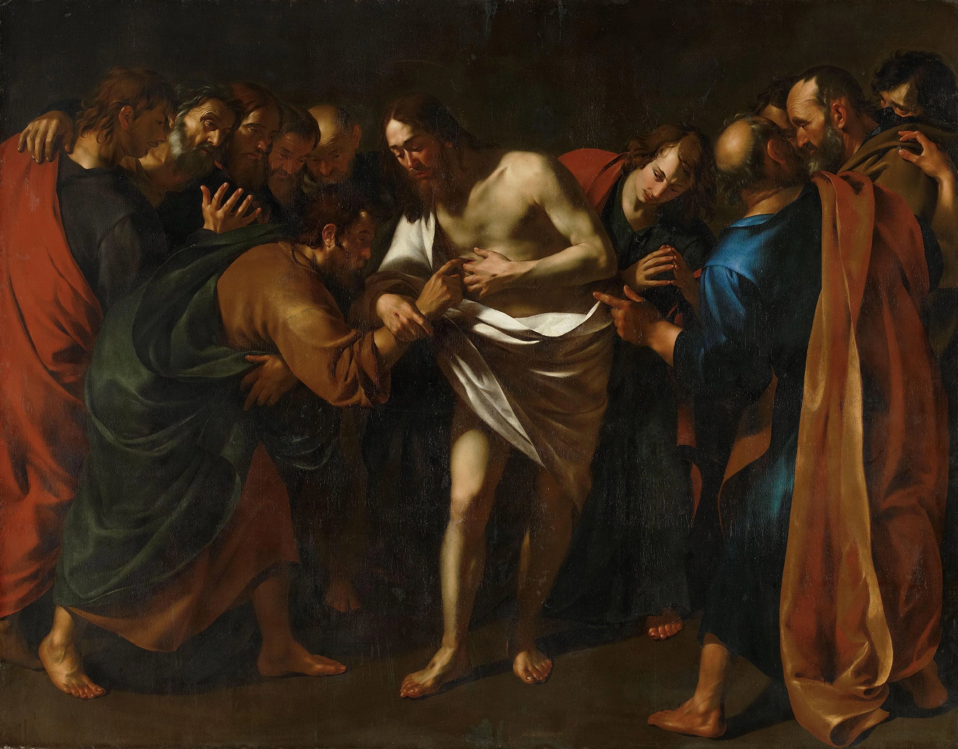 Doubting Thomas – Wouter Pietersz. II Crabeth Vintage Art Print | Wall Art Poster