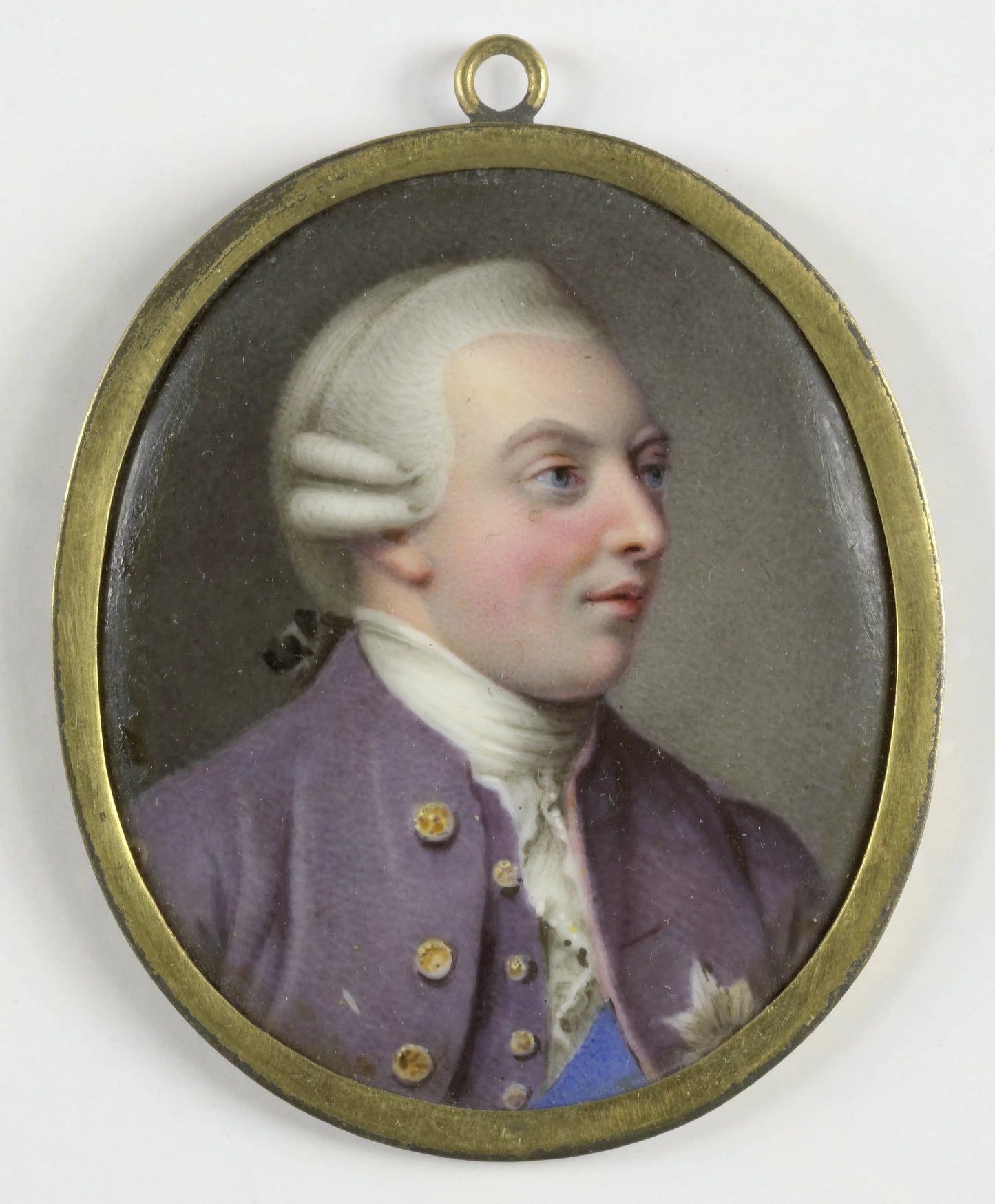 Portrait of George III (1738-1820), King of England – toegeschreven aan Johann Heinrich von Hurter Vintage Portrait Art Print | Wall Art Poster