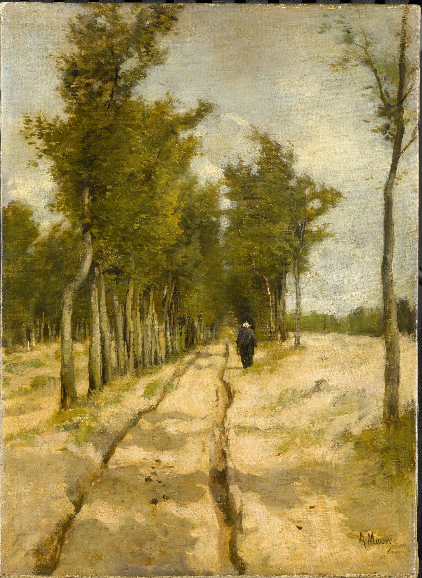 De Torenlaan te Laren – Anton Mauve (mentioned on object) Vintage Art Print | Wall Art Poster