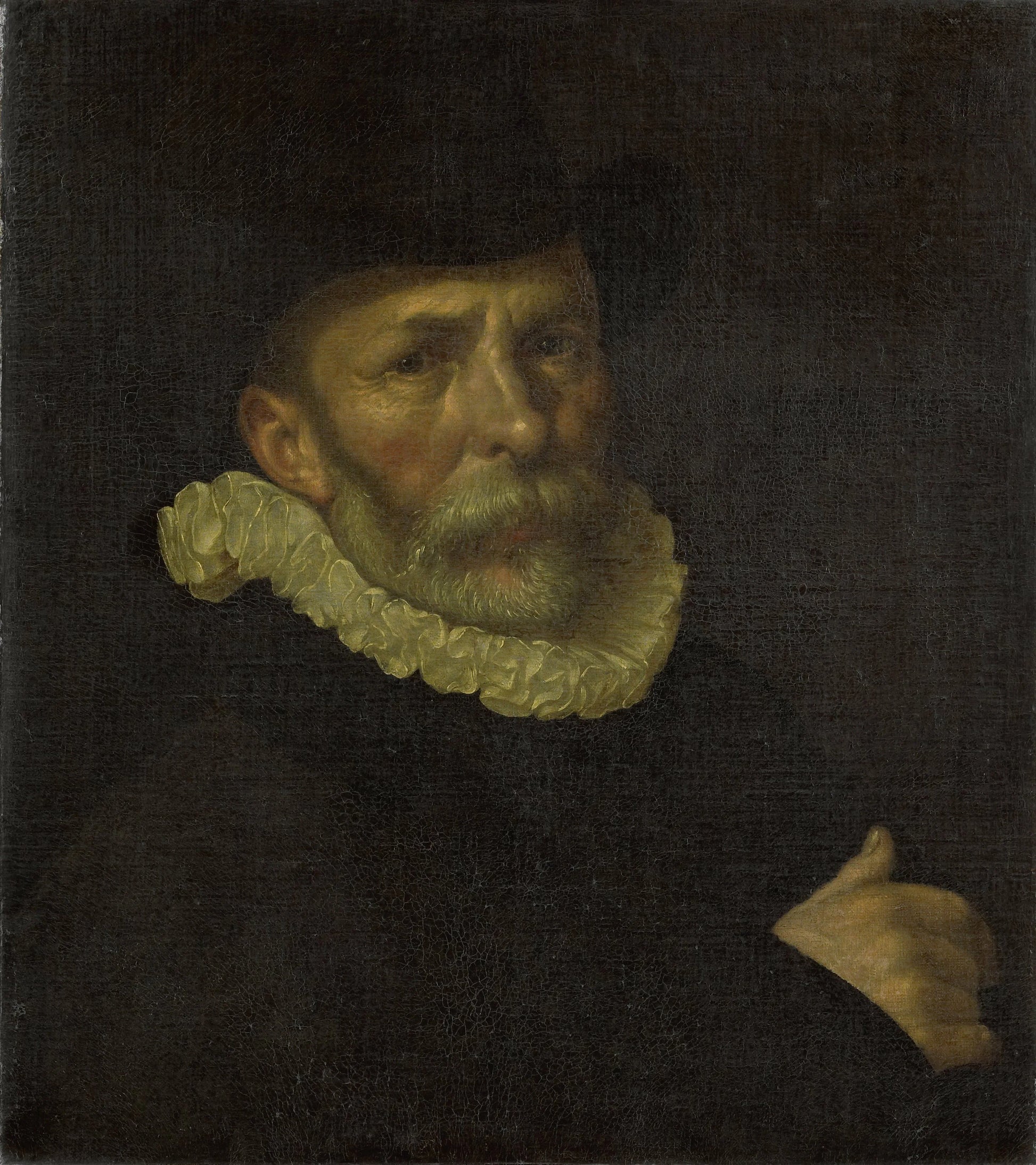 Dirck Barendsz (1534-92), Painter – Cornelis Ketel (mentioned on object) Vintage Self-Portrait Art Print | Wall Art Poster