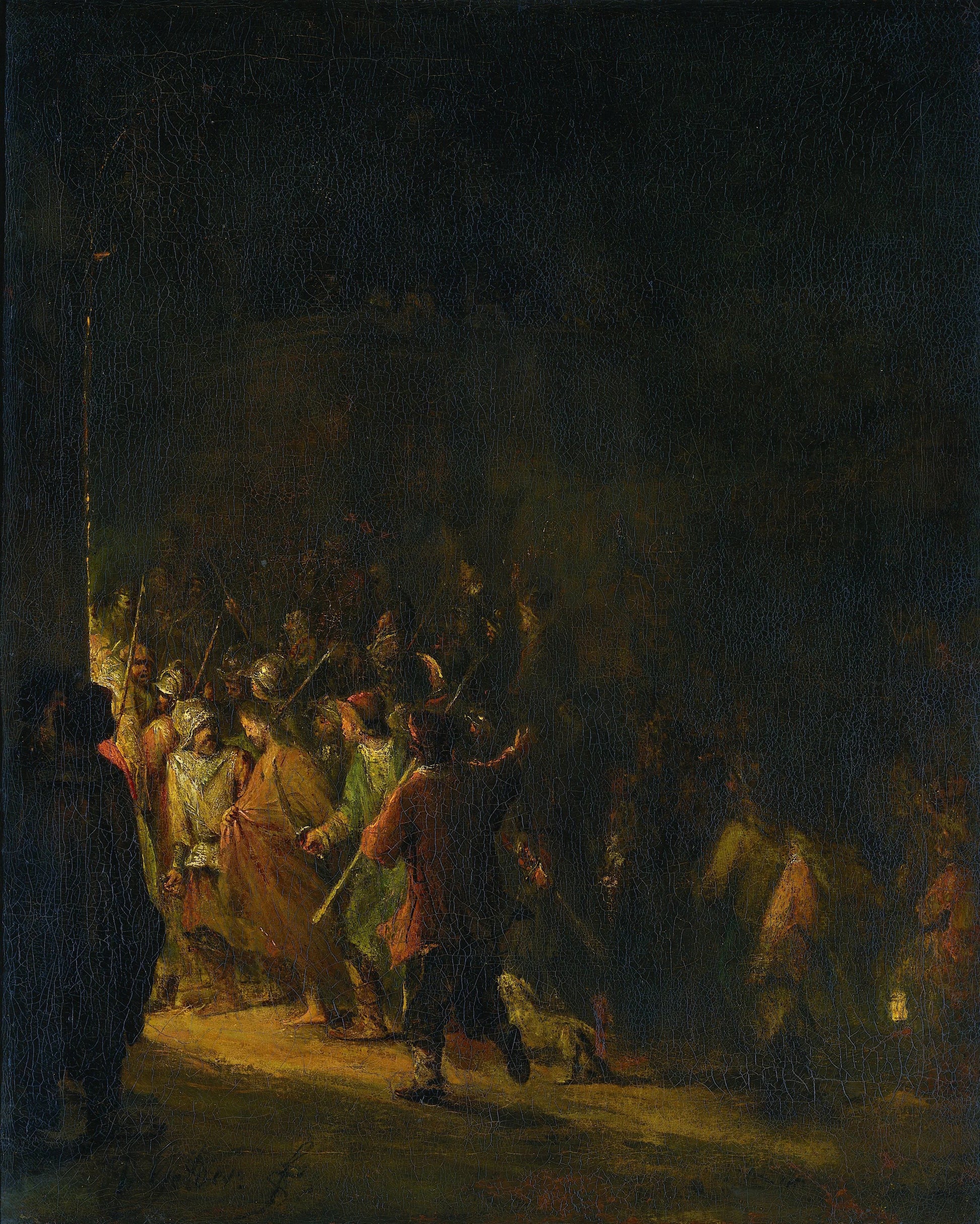 The Arrest of Christ – Aert de Gelder Vintage Garden Scene Art Print | Wall Art Poster