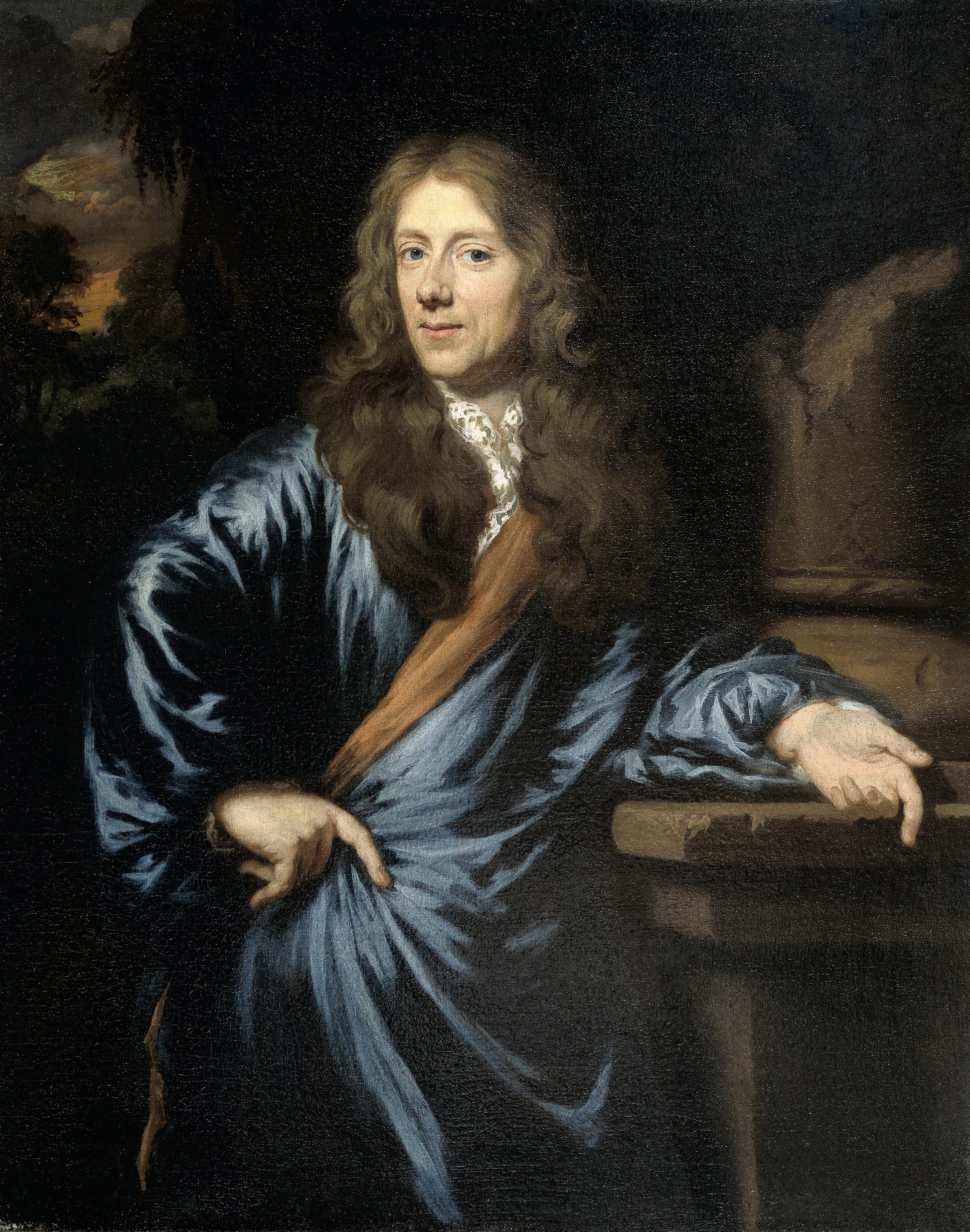 Portrait of Willem Pottey, Lawyer and Accountant-General of Flushing – Nicolaes Maes Vintage Portrait Art Print | Wall Art Poster
