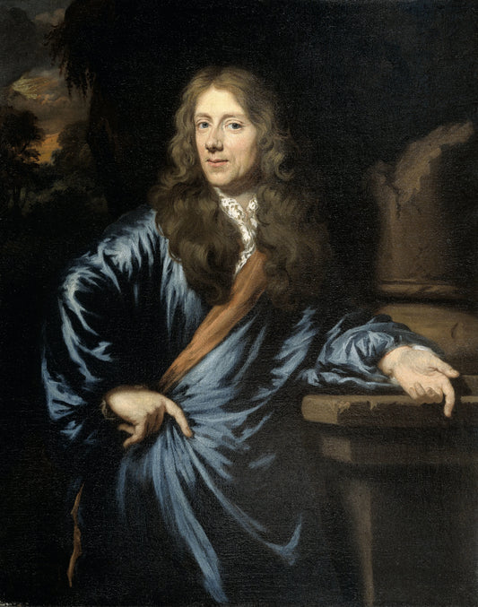 Portrait of Willem Pottey, Lawyer and Accountant-General of Flushing – Nicolaes Maes Vintage Portrait Art Print | Wall Art Poster