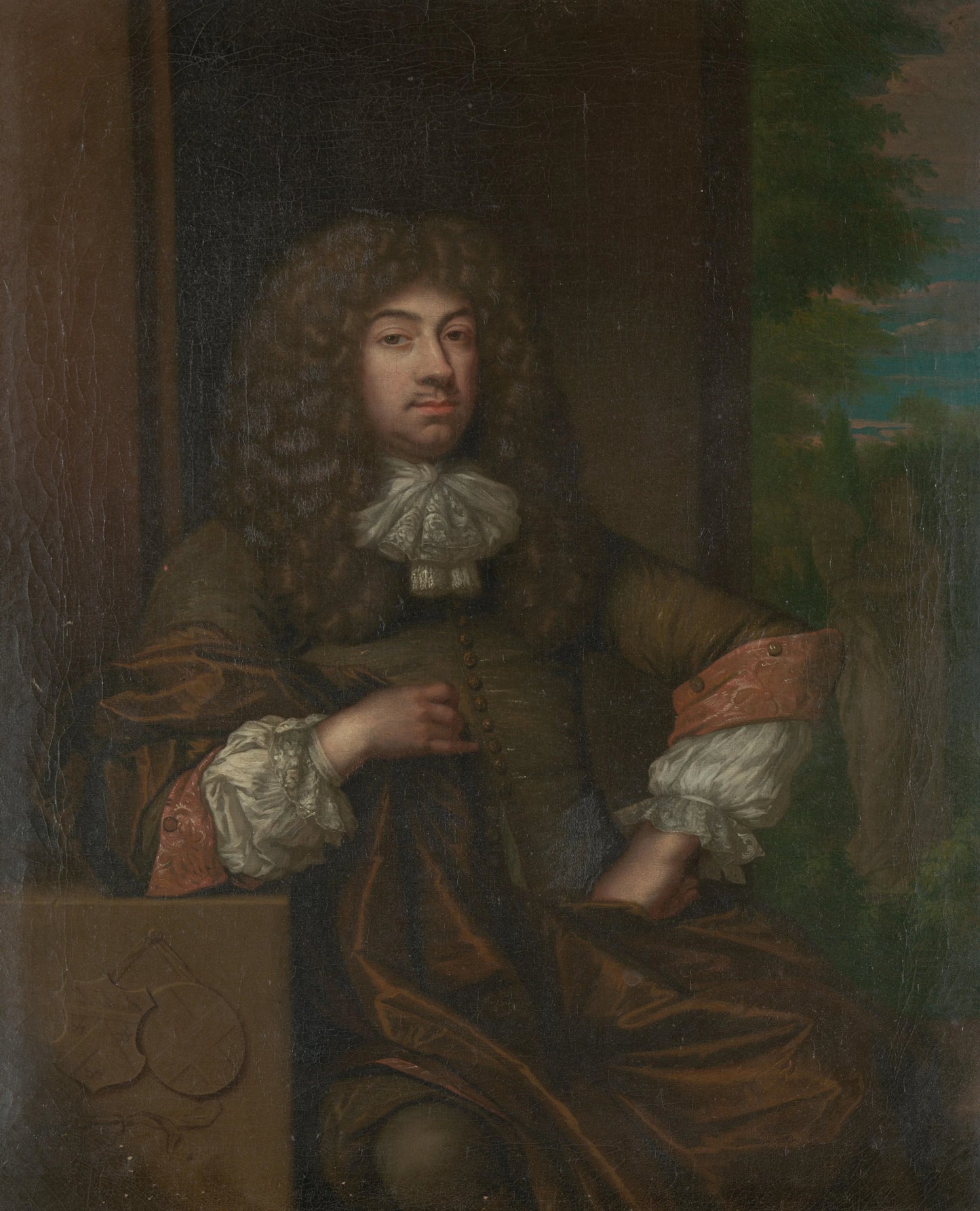 Portrait of Jan Boudaen Courten (1635-1716), lord of St. Laurens, Schellach and Popkensburg, Judge and alderman of Middelburg – copy after Caspar Netscher Vintage Portrait Art Print | Wall Art Poster