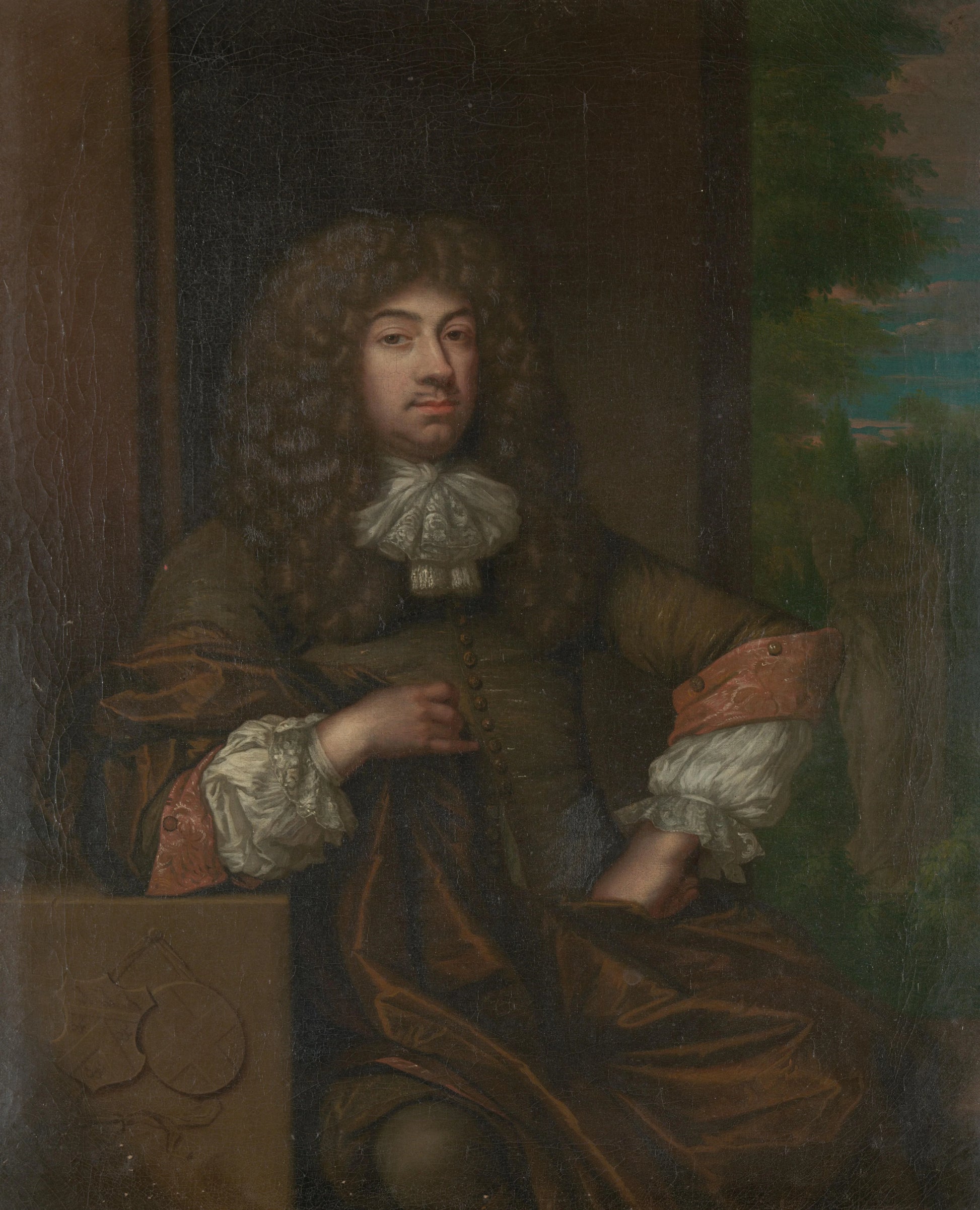 Portrait of Jan Boudaen Courten (1635-1716), lord of St. Laurens, Schellach and Popkensburg, Judge and alderman of Middelburg – copy after Caspar Netscher Vintage Portrait Art Print | Wall Art Poster