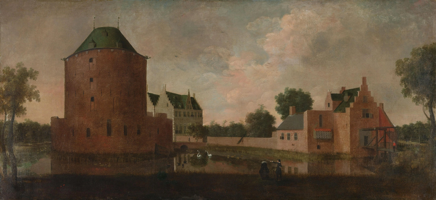 Teylingen Castle – anoniem Vintage Art Print | Wall Art Poster