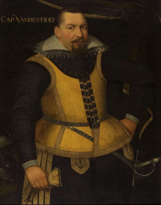 Portrait of Karel van der Hoeven – anonymous Vintage Portrait Art Print | Wall Art Poster