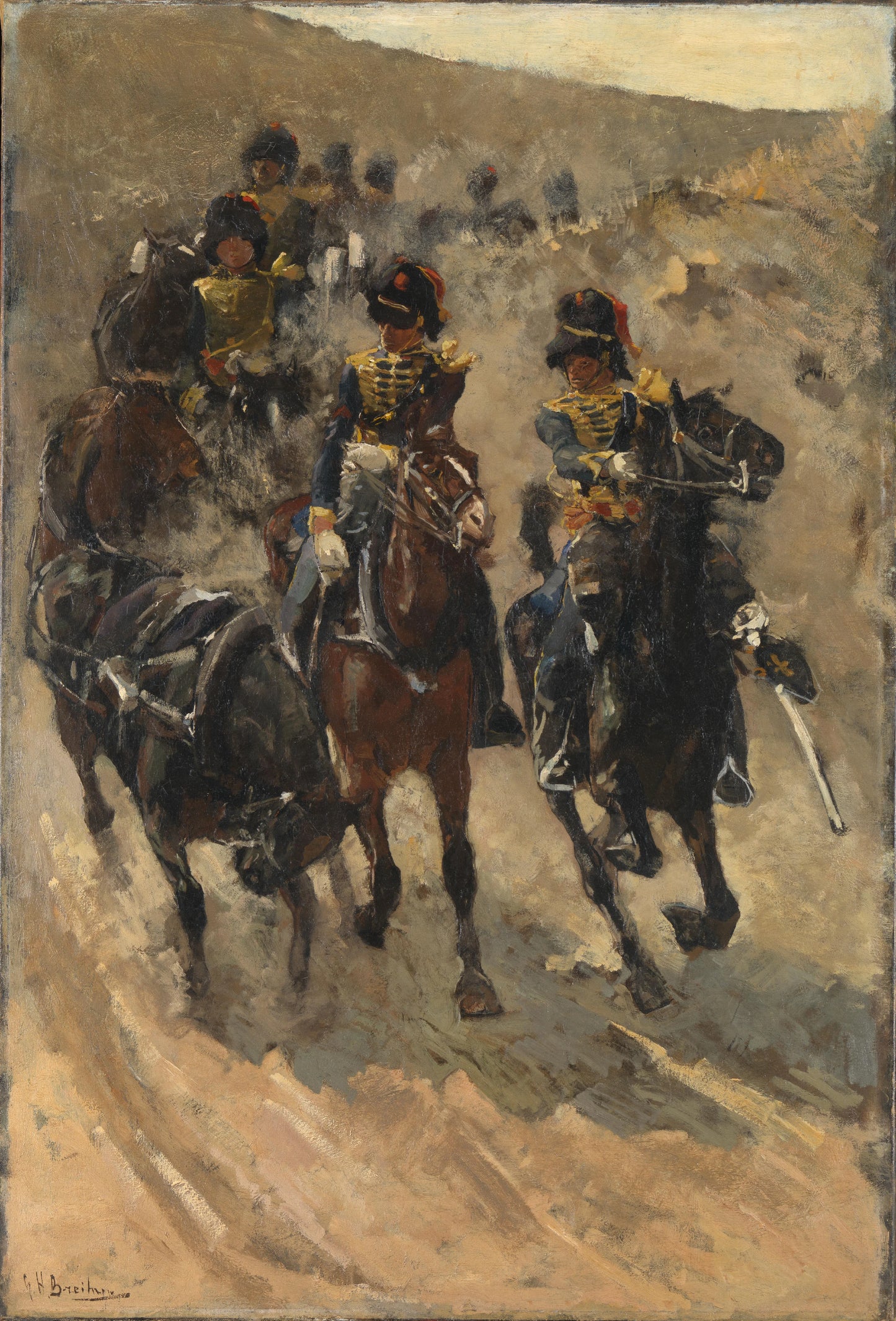 Horse Artillery – George Hendrik Breitner Vintage Art Print | Wall Art Poster