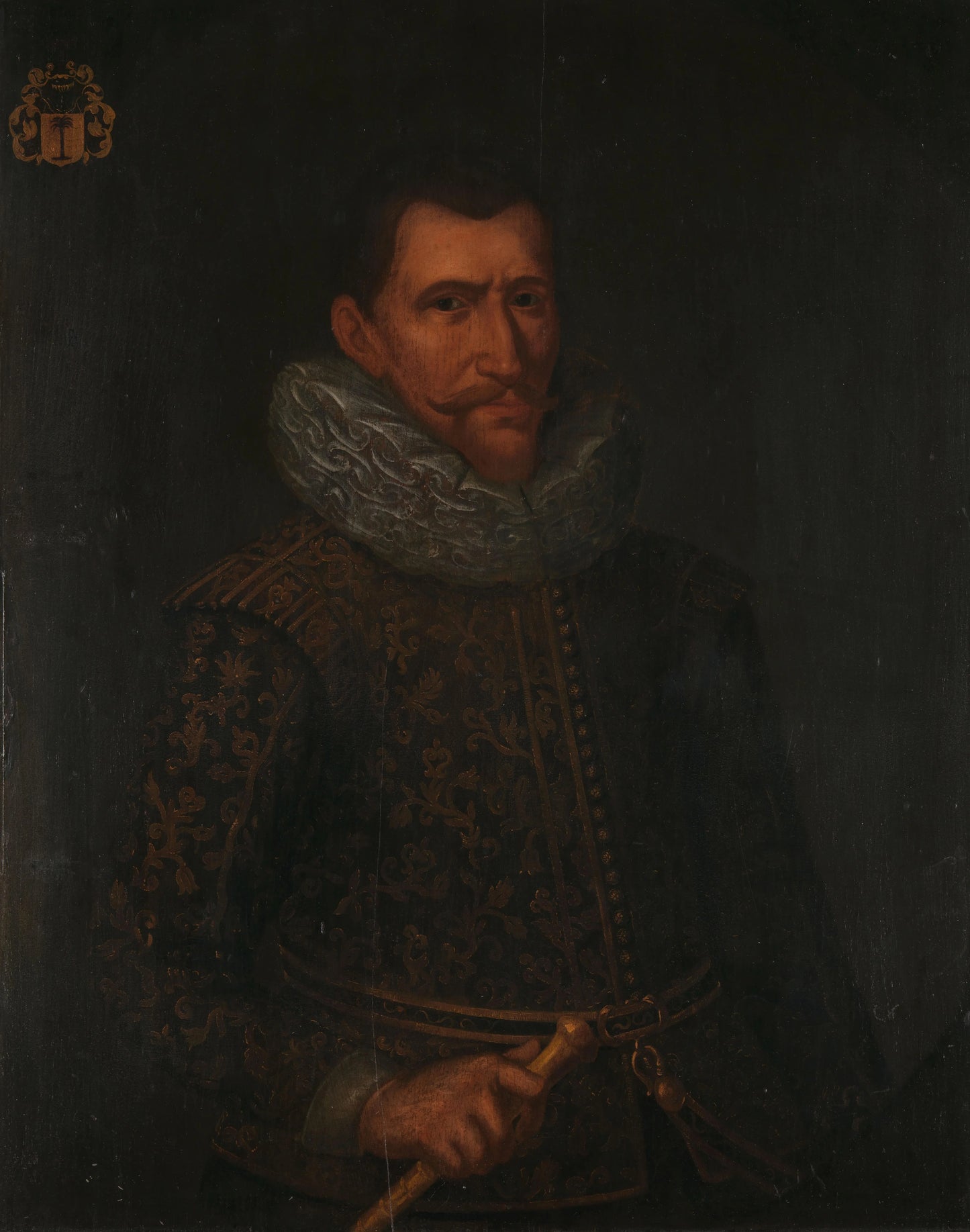 Portrait of Governor-General Jan Pietersz Coen – anoniem Vintage Portrait Art Print | Wall Art Poster
