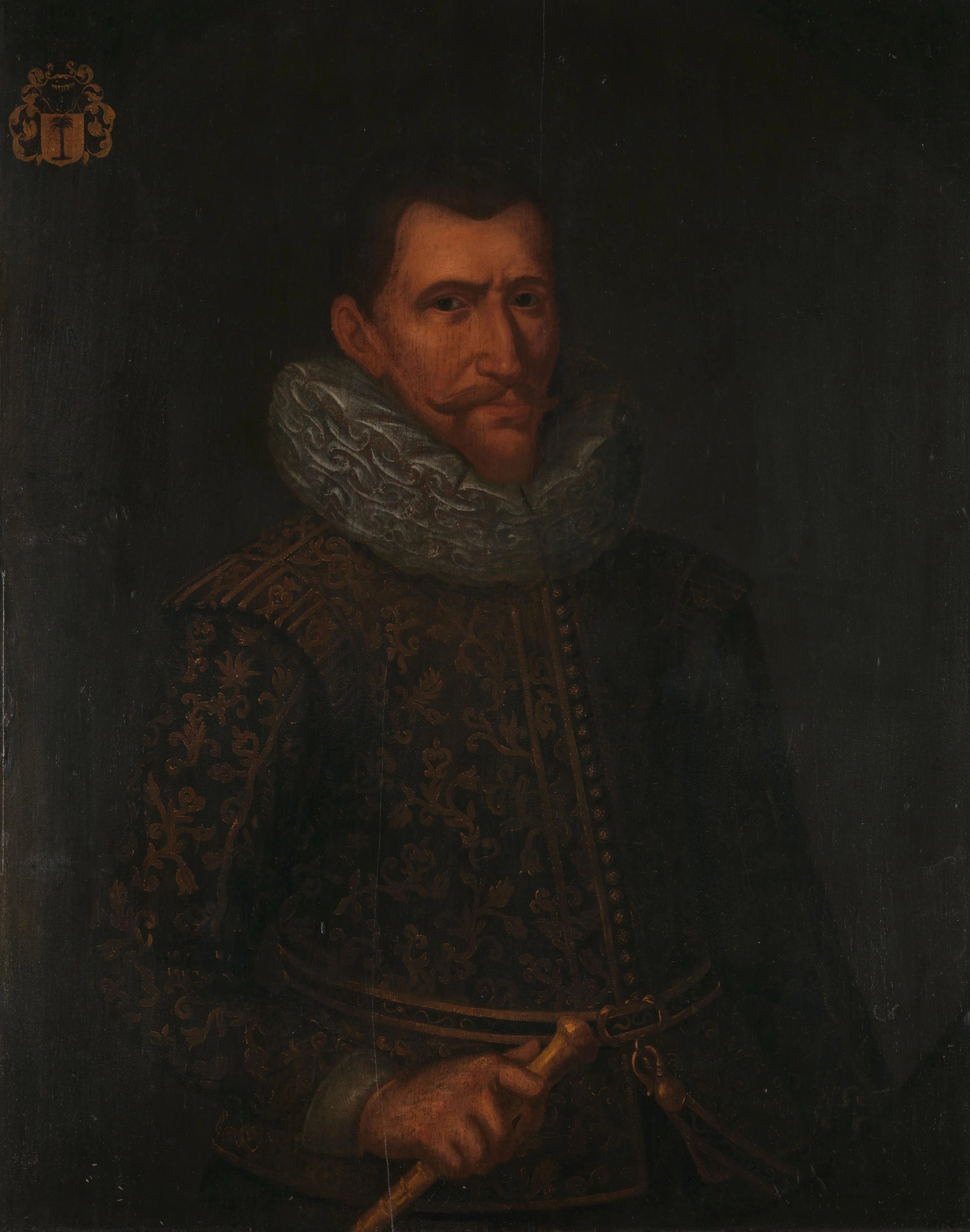 Portrait of Governor-General Jan Pietersz Coen – anoniem Vintage Portrait Art Print | Wall Art Poster