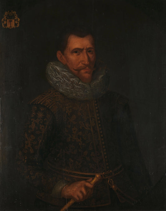 Portrait of Governor-General Jan Pietersz Coen – anoniem Vintage Portrait Art Print | Wall Art Poster