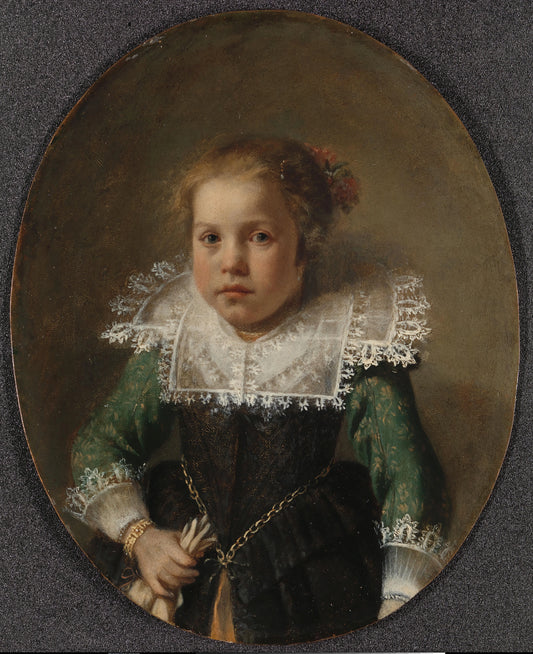 Portrait of Maria Cornelisdr van Esch – anoniem Vintage Portrait Art Print | Wall Art Poster