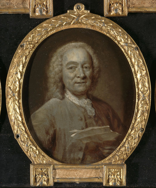 Portrait of Jan Harmensz de Marre (1696-1763). Seaman, Poet and Director of the Amsterdam Theater – Jan Maurits Quinkhard Vintage Portrait Art Print | Wall Art Poster