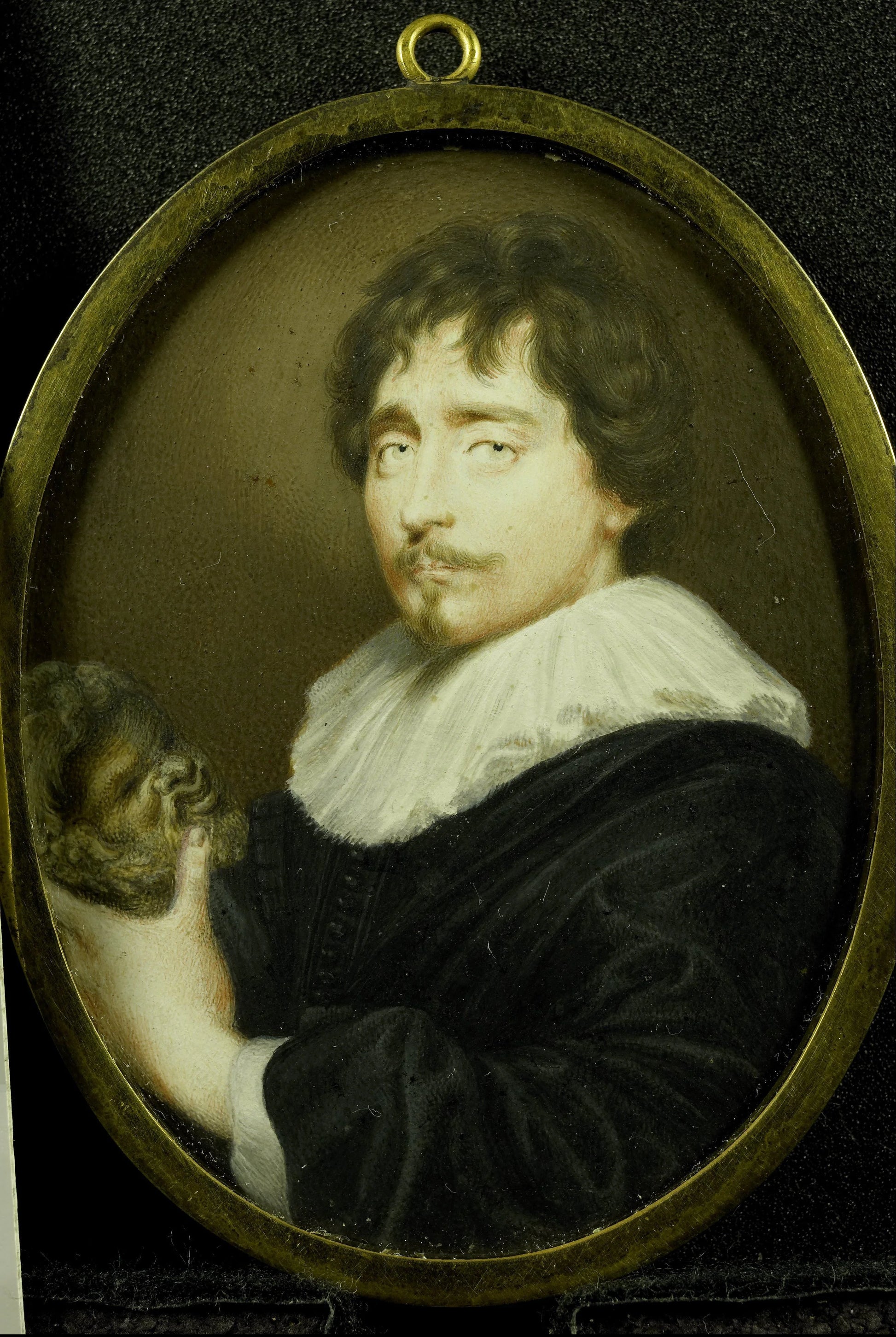 Portrait of François Duquesnoy (1597-1643). Sculptor – Louis van der Bruggen Vintage Self-Portrait Art Print | Wall Art Poster