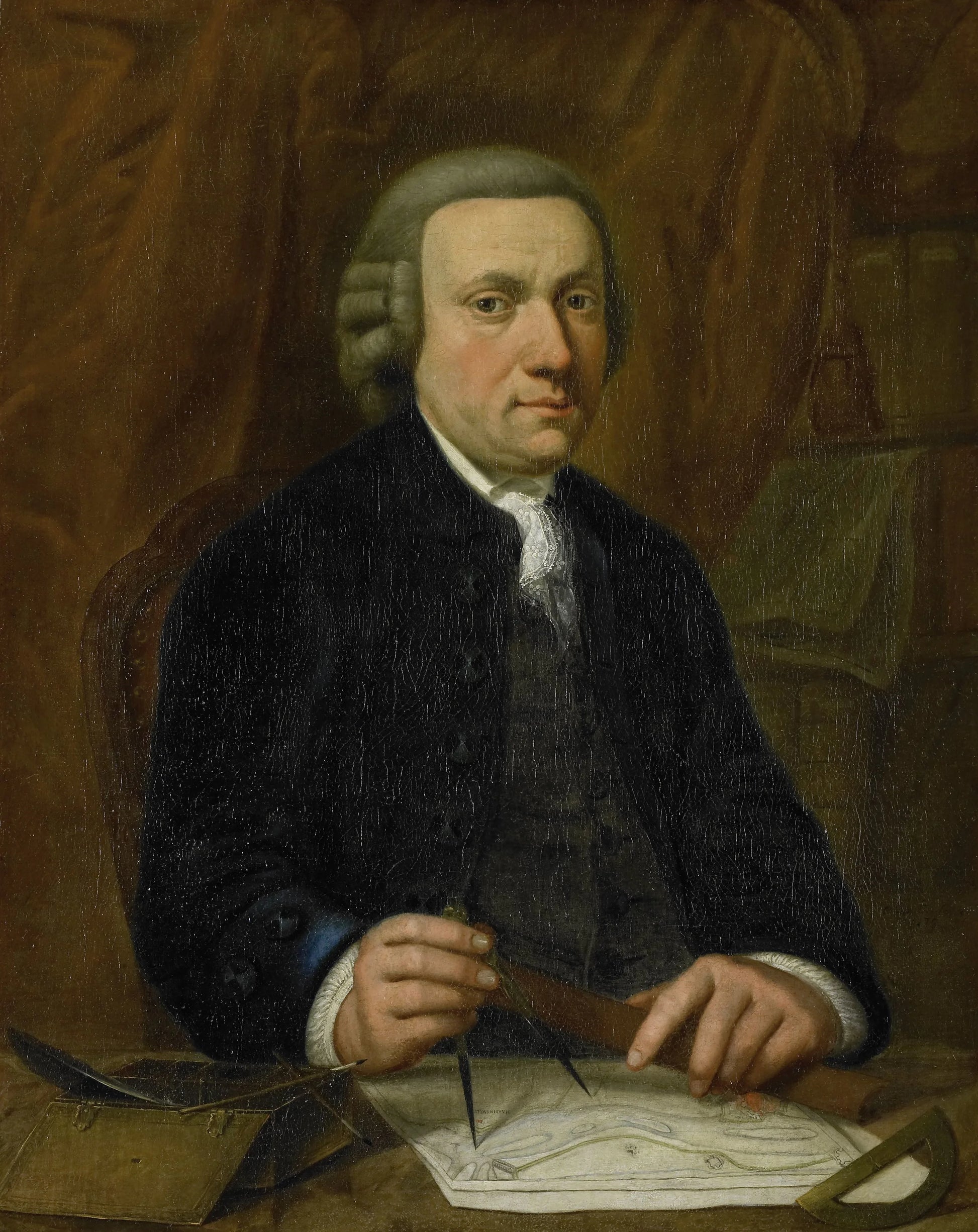 Portrait of Barend Goudriaan Ariesz. – Cornelis van Cuylenburgh (II) Vintage Portrait Art Print | Wall Art Poster
