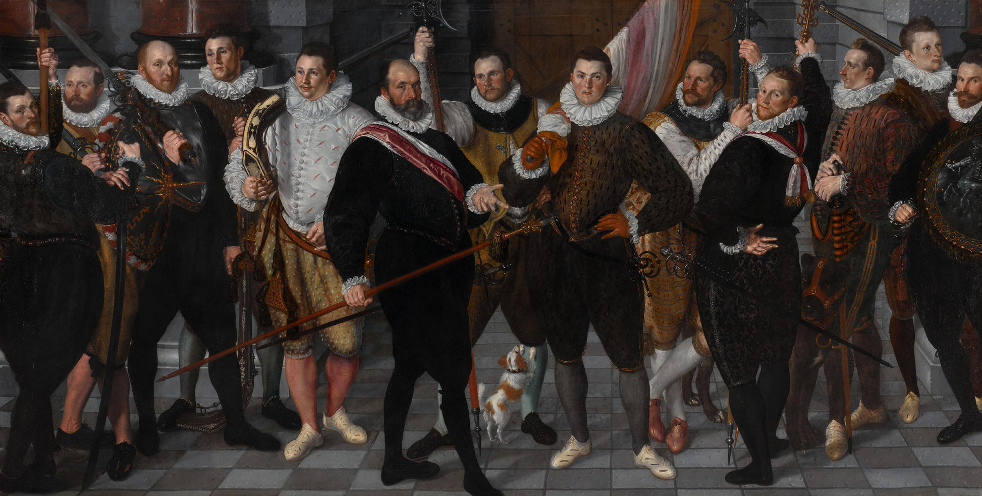 The Company of Captain Dirck Jacobsz Rosecrans and Lieutenant Pauw, Amsterdam, 1588 – Cornelis Ketel Vintage Cityscape Art Print | Wall Art Poster