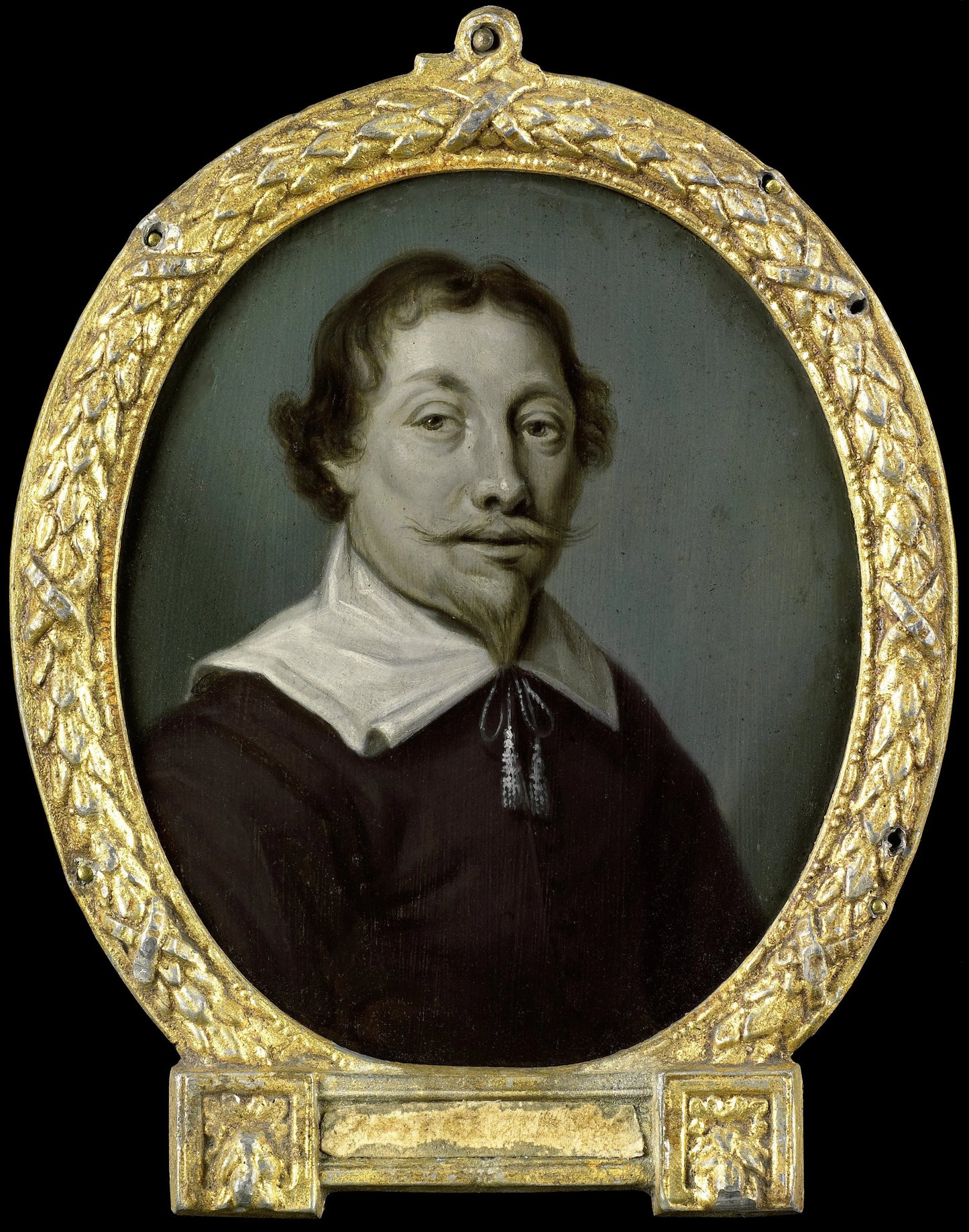 Portrait of Jan van der Veen, Pharmacist and Poet in Deventer – Arnoud van Halen Vintage Portrait Art Print | Wall Art Poster