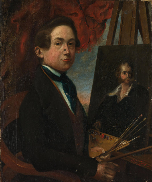 Self Portrait – Johannes Daniël Susan Vintage Self-Portrait Art Print | Wall Art Poster