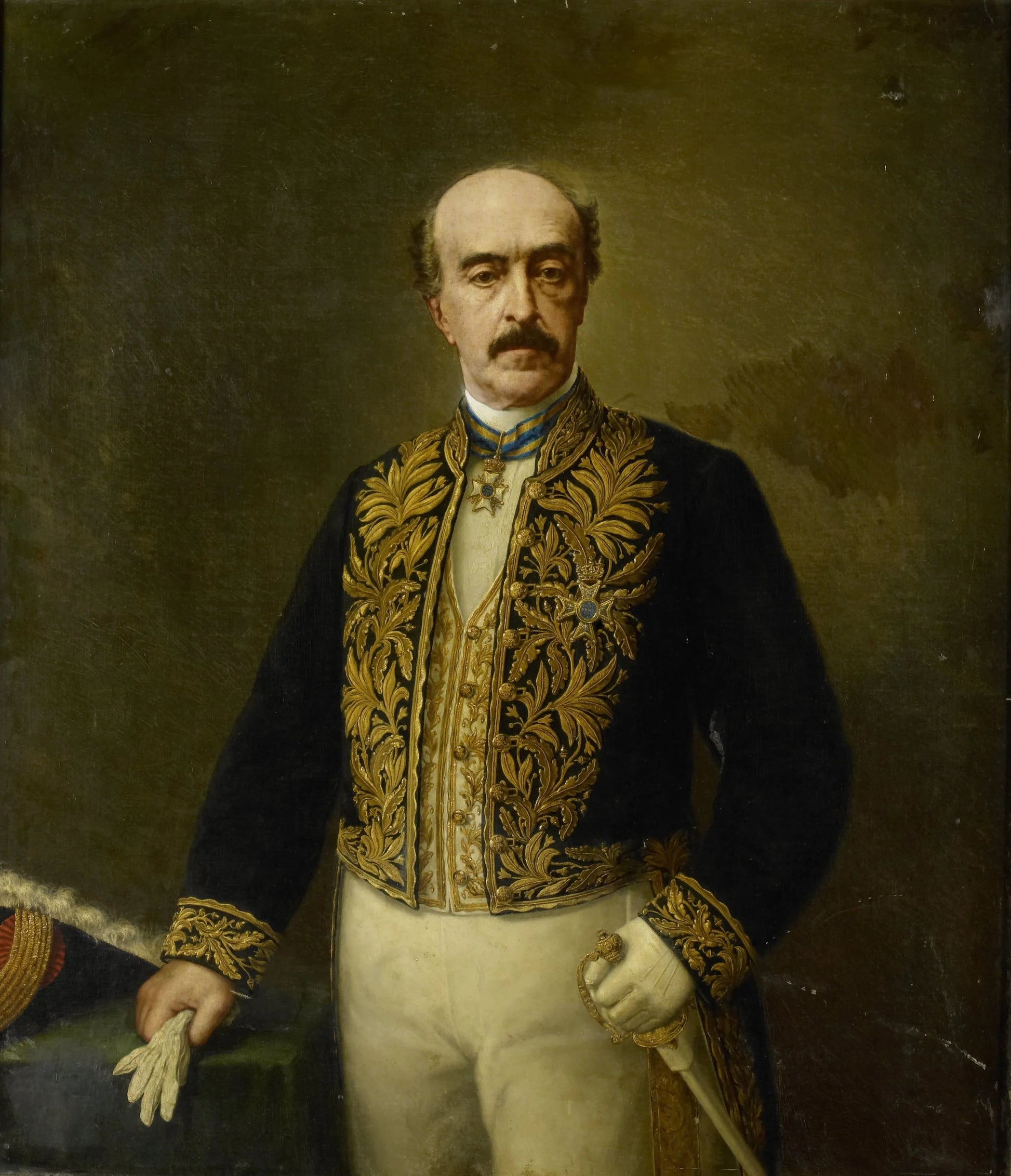 Otto van Rees (1823-92). Gouverneur-generaal (1884-88) – anoniem Vintage Portrait Art Print | Wall Art Poster