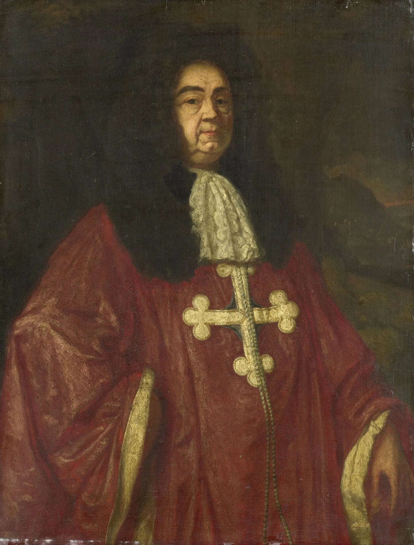 Portrait of Johannes Camprich van Cronefelt, Knight of the Order of St. Maurice and St. Lazarus, Imperial German Ambassador to The Hague – Simon Ruys Vintage Portrait Art Print | Wall Art Poster