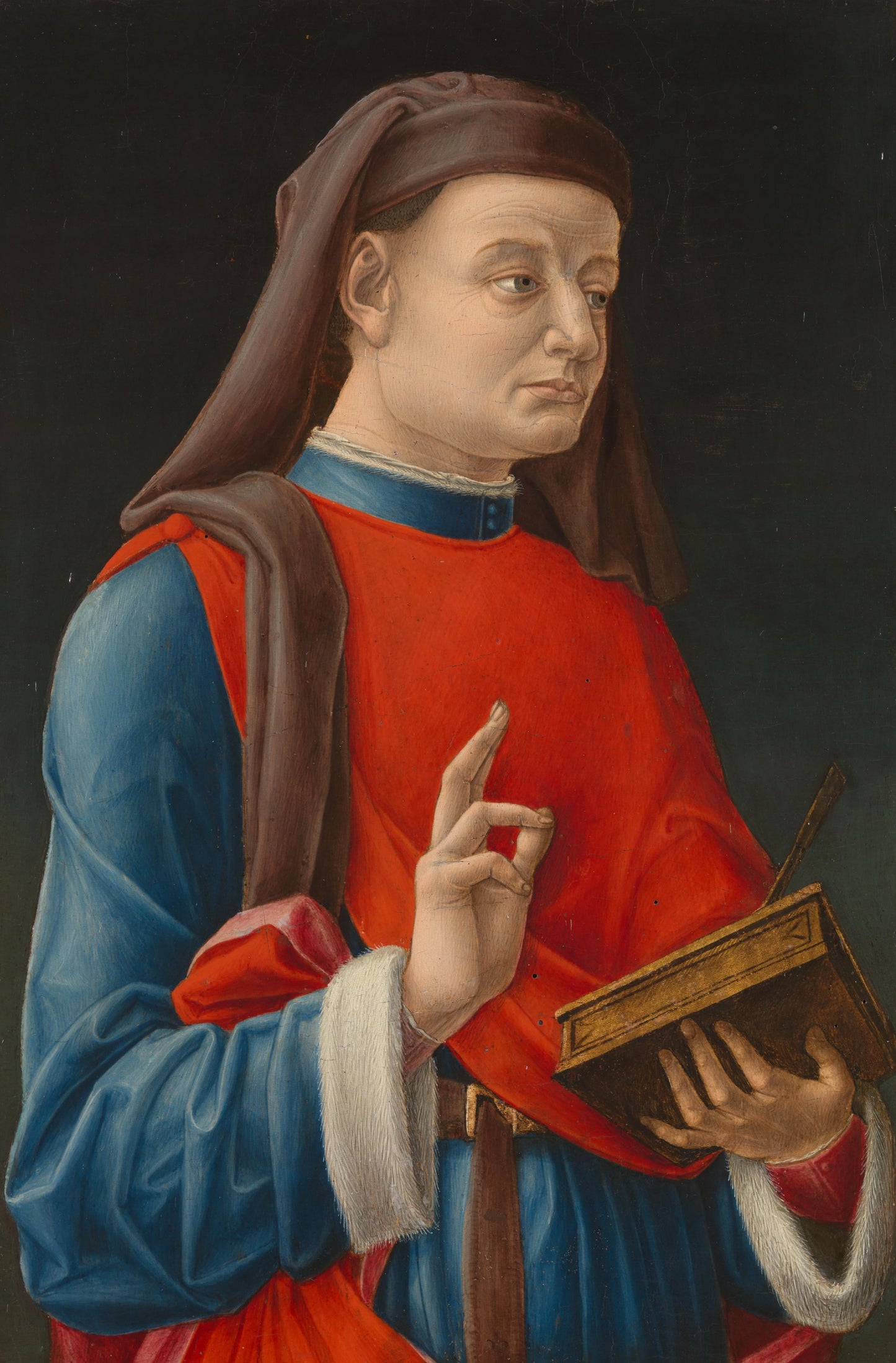 Saint Cosmas (or Damian) – toegeschreven aan Bartolommeo Vivarini Vintage Art Print | Wall Art Poster