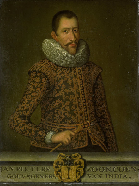 Portrait of Jan Pietersz Coen, Governor-General of the Dutch East Indies – copy after anonymous Vintage Portrait Art Print | Wall Art Poster