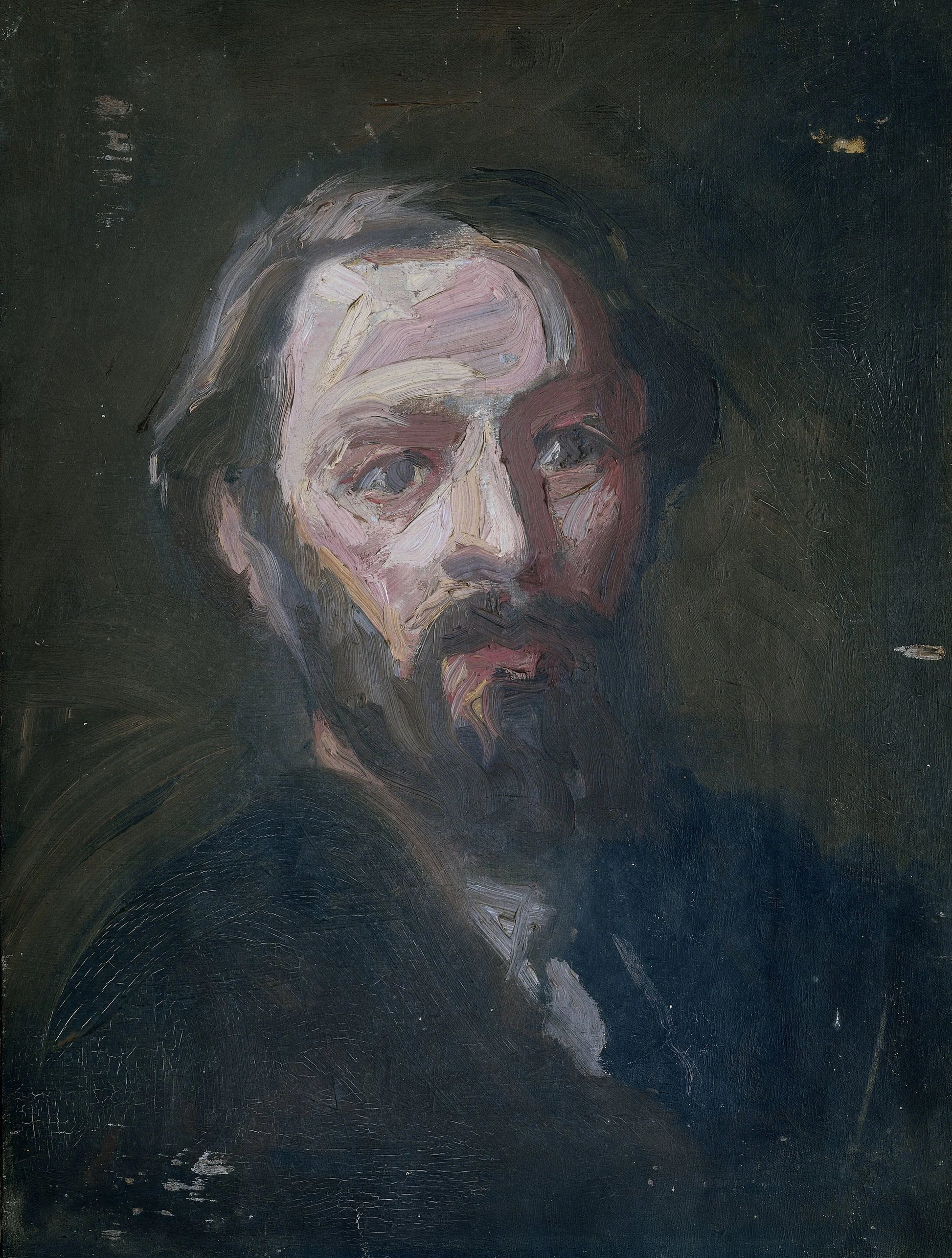Portret van de beeldhouwer Pier Pander (1864-1919) – Thomas Cool Vintage Self-Portrait Art Print | Wall Art Poster