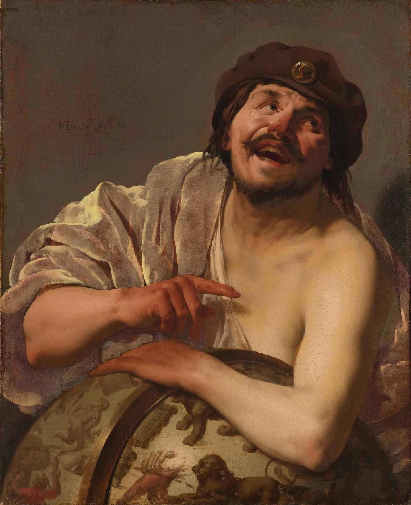 Democritus – Hendrick ter Brugghen (signed by artist) Vintage Art Print | Wall Art Poster