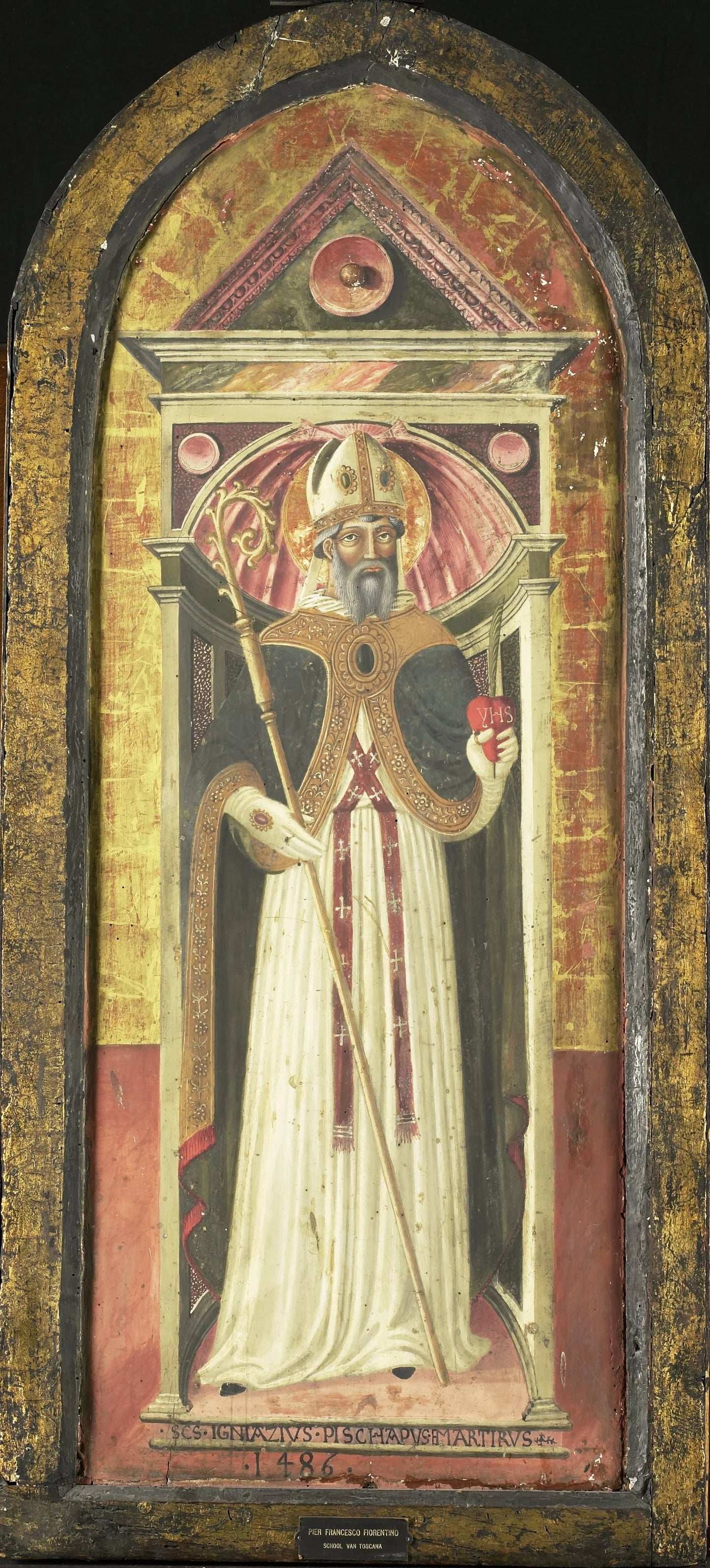 Saint Ignatius of Antioch – anoniem Vintage Art Print | Wall Art Poster