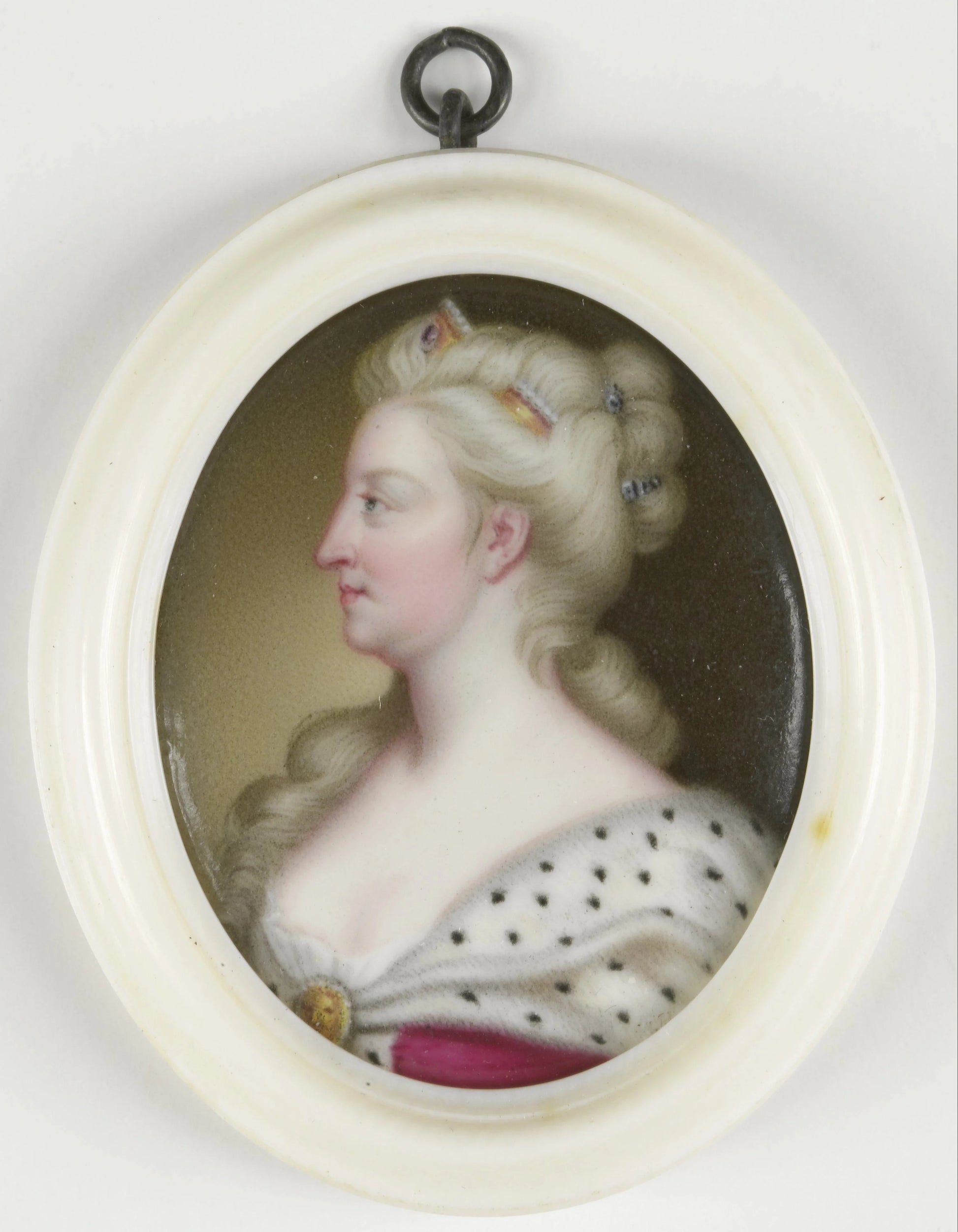 Caroline van Brandenburg-Anspach (1683-1737). Echtgenote van George II, koning van Engeland – Christian Friedrich Zincke Vintage Art Print | Wall Art Poster