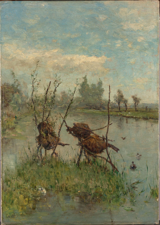 Ducks’ Nests – Paul Joseph Constantin Gabriël Vintage Landscape Art Print | Wall Art Poster