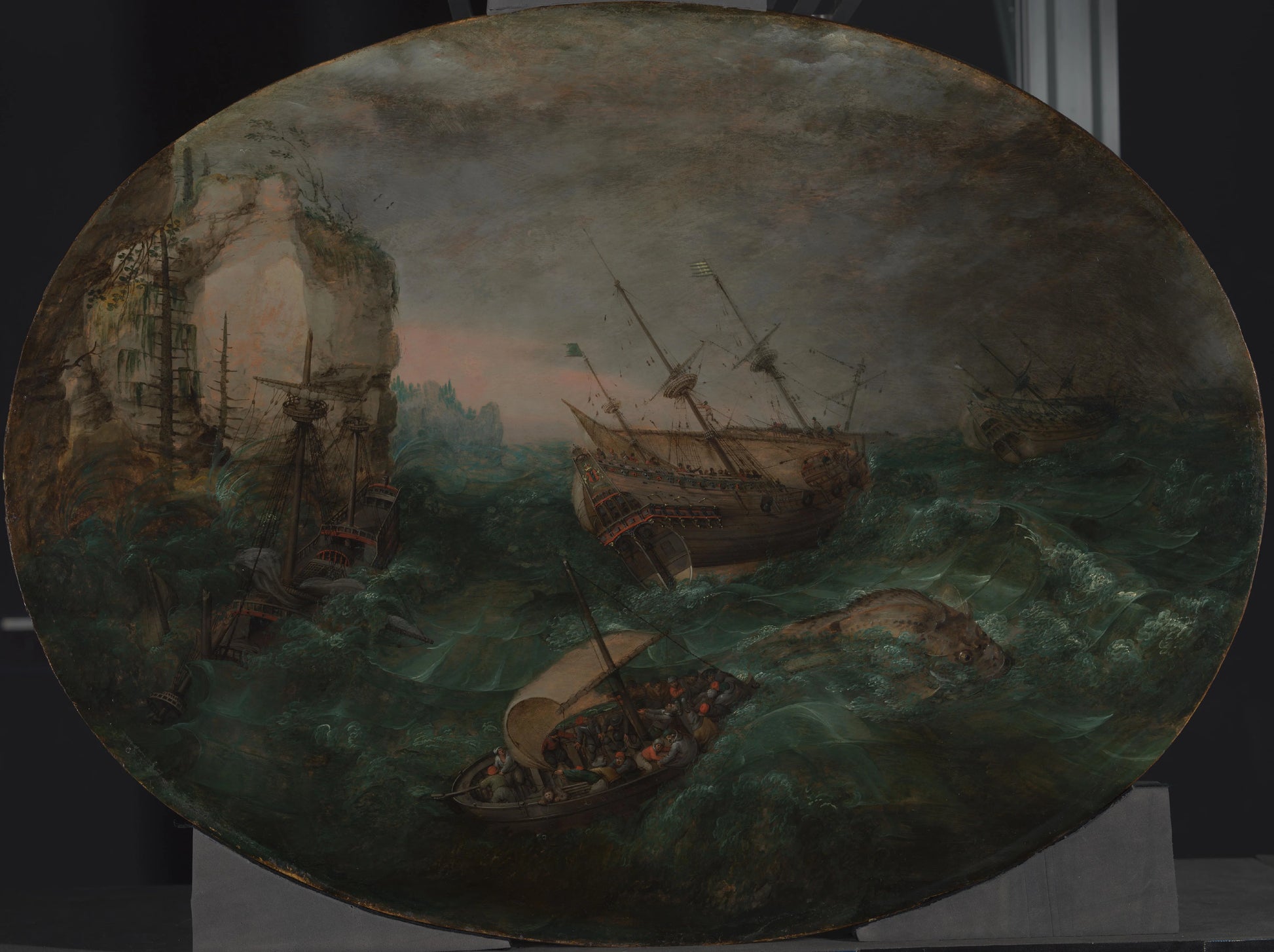 Shipwreck off a Rocky Coast – Adam Willaerts (eigenhandig gesigneerd) Vintage Art Print | Wall Art Poster