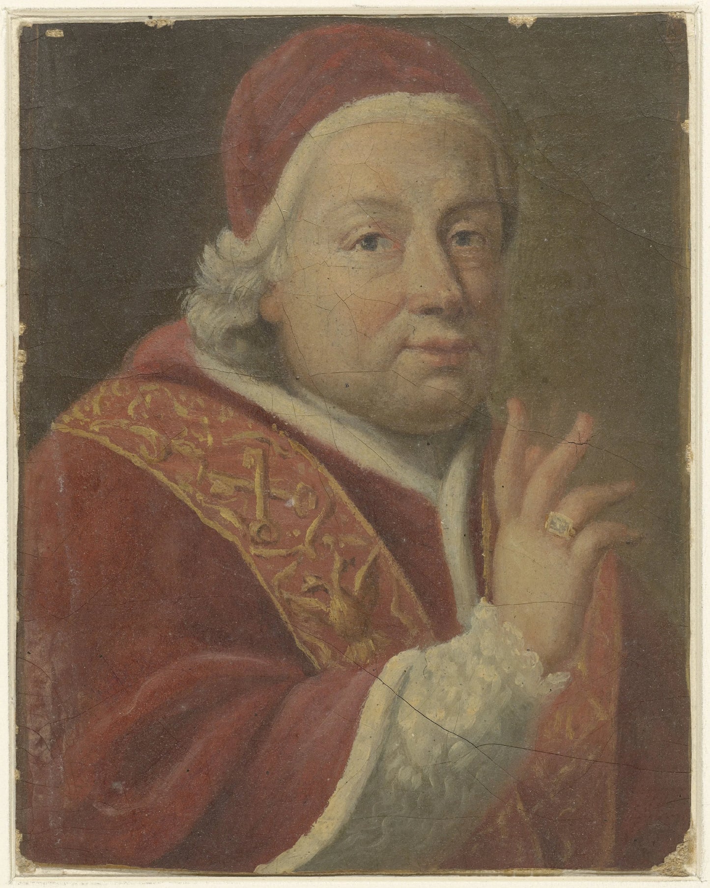 Portrait of a Pope – anonymous Vintage Portrait Art Print | Wall Art Poster