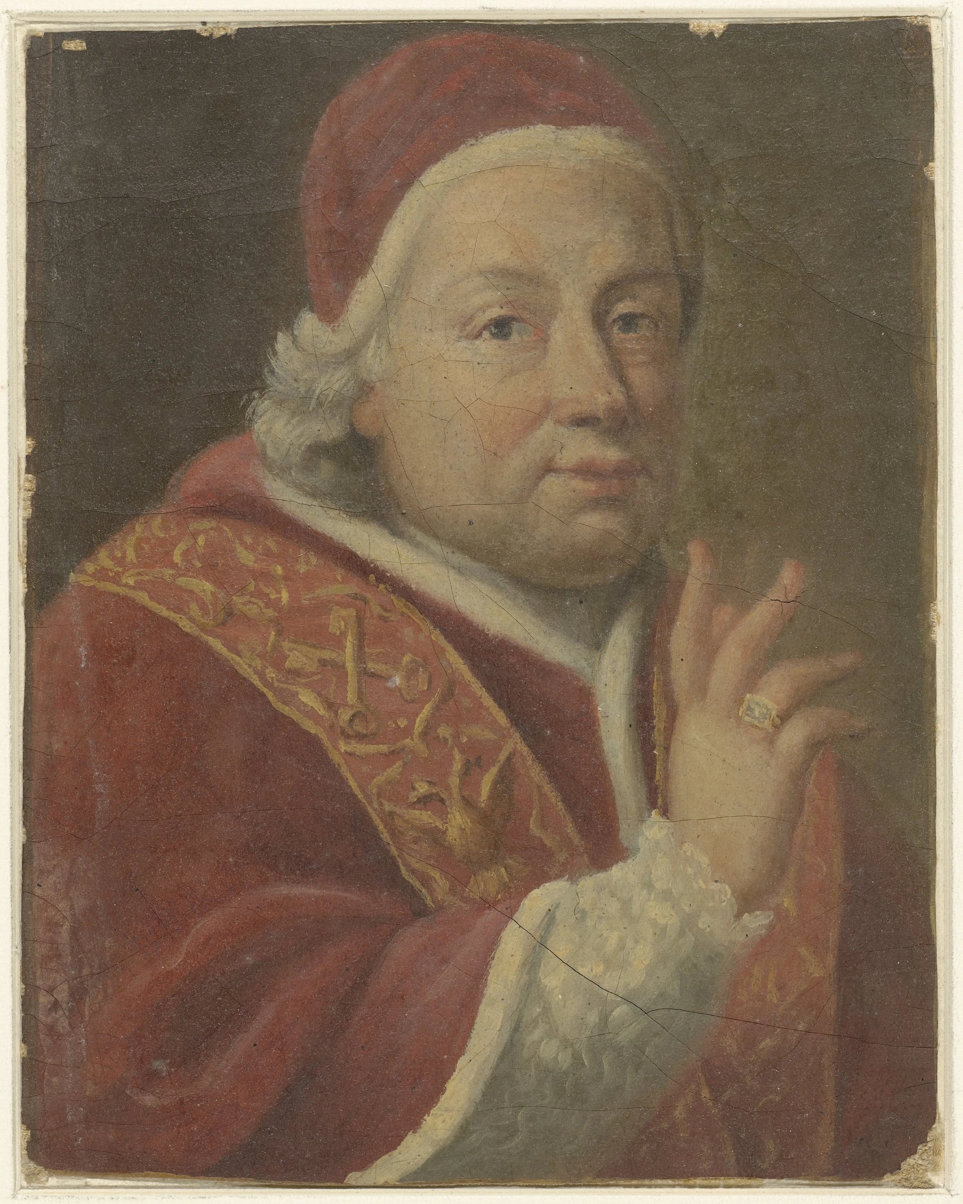 Portrait of a Pope – anonymous Vintage Portrait Art Print | Wall Art Poster