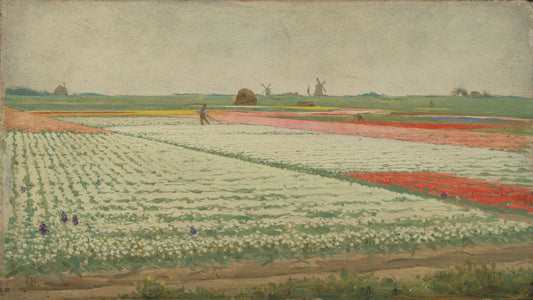 Tulip Fields – Gerrit Willem Dijsselhof Vintage Floral Art Print | Wall Art Poster