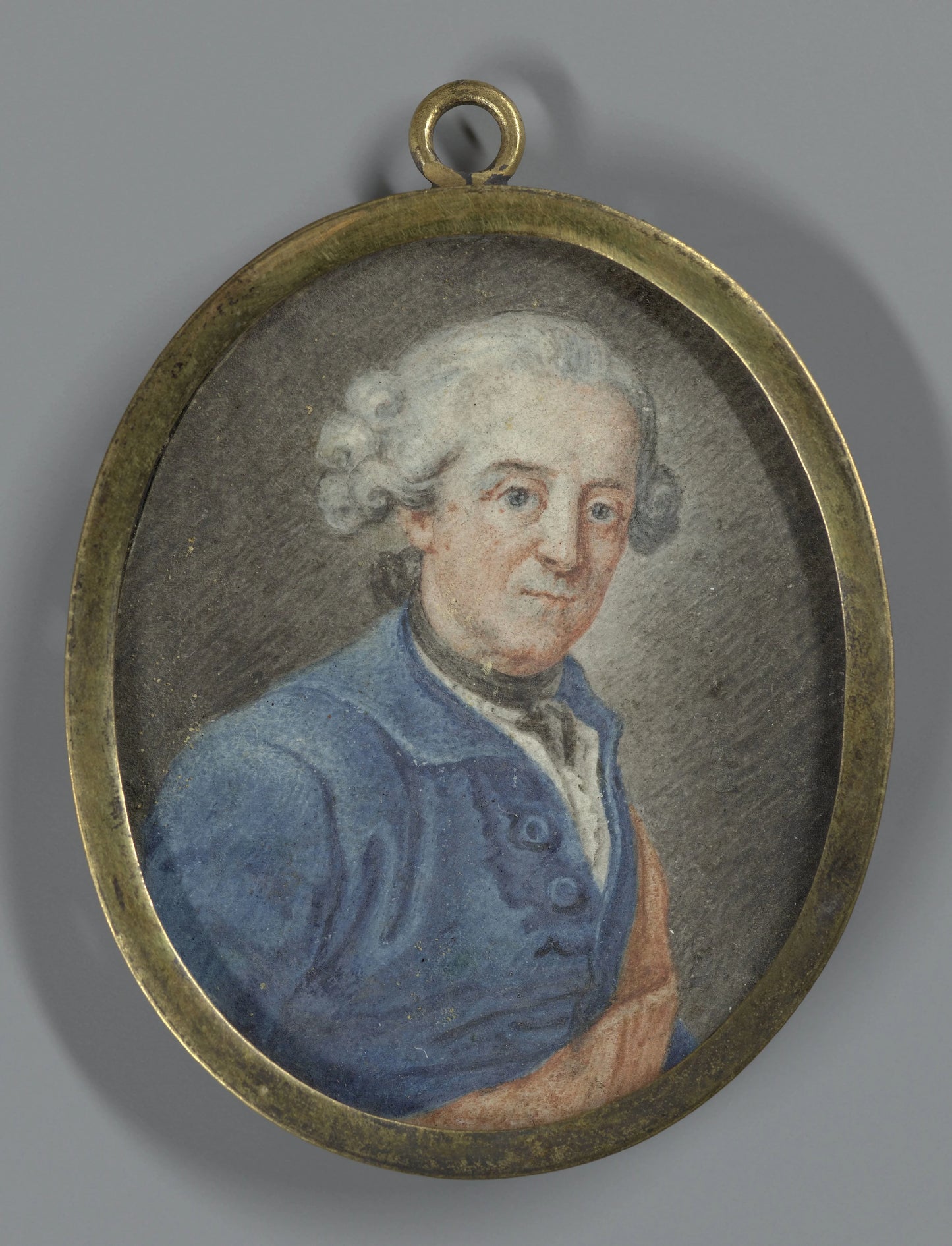 Portret van een man, vermoedelijk Frederik II (1712-86) de Grote, koning van Pruisen – anonymous Vintage Art Print | Wall Art Poster