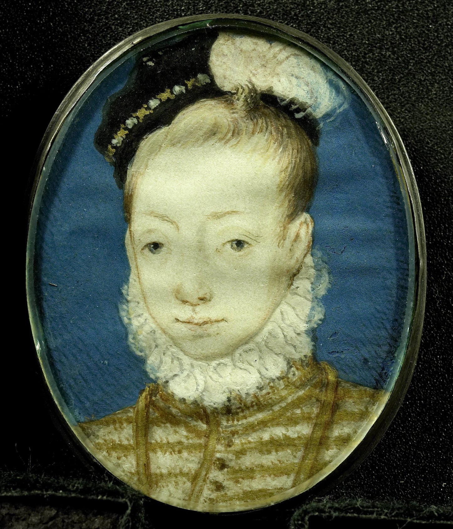 Jacobus Stuart (1566-1625), de latere koning Jacobus I van Engeland, op ongeveer tienjarige leeftijd – anonymous Vintage Art Print | Wall Art Poster