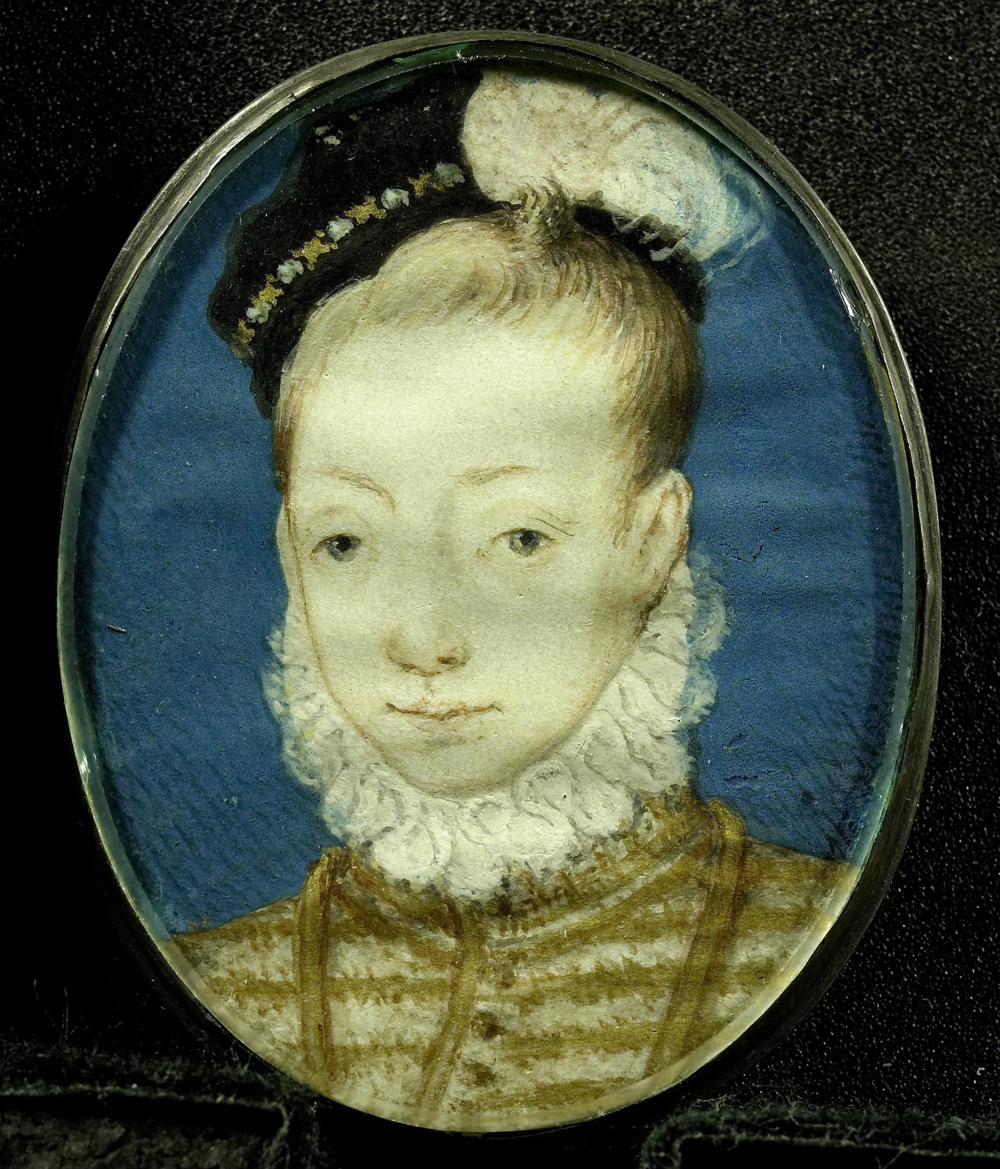 Jacobus Stuart (1566-1625), de latere koning Jacobus I van Engeland, op ongeveer tienjarige leeftijd – anonymous Vintage Art Print | Wall Art Poster
