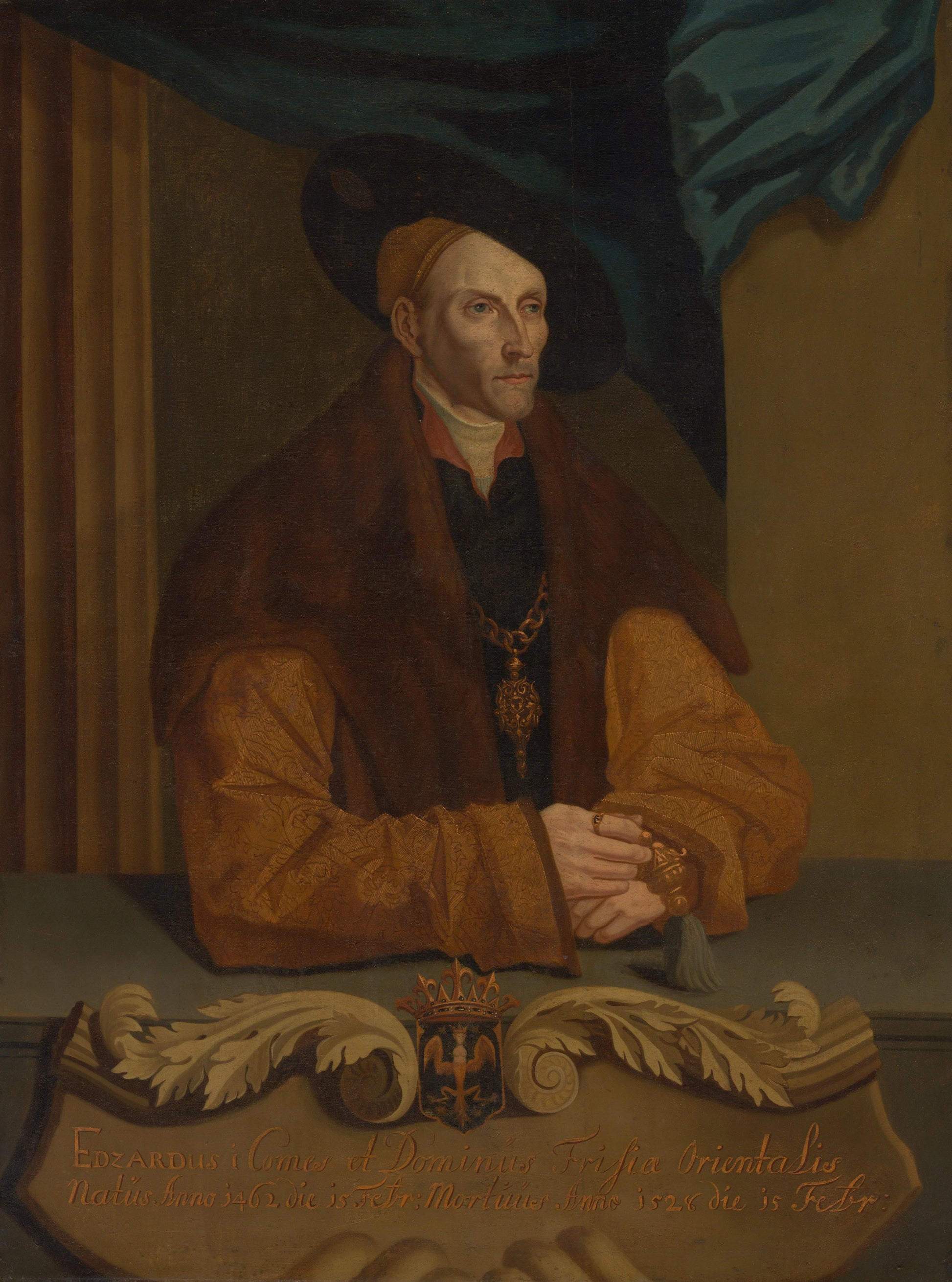 Edzard I (1462-1528), Count of East Friesland – anonymous Vintage Art Print | Wall Art Poster