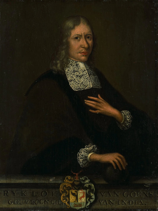 Portrait of Rycklof van Goens, Governor-General of the Dutch East India Company – kopie naar Martin Palin Vintage Portrait Art Print | Wall Art Poster