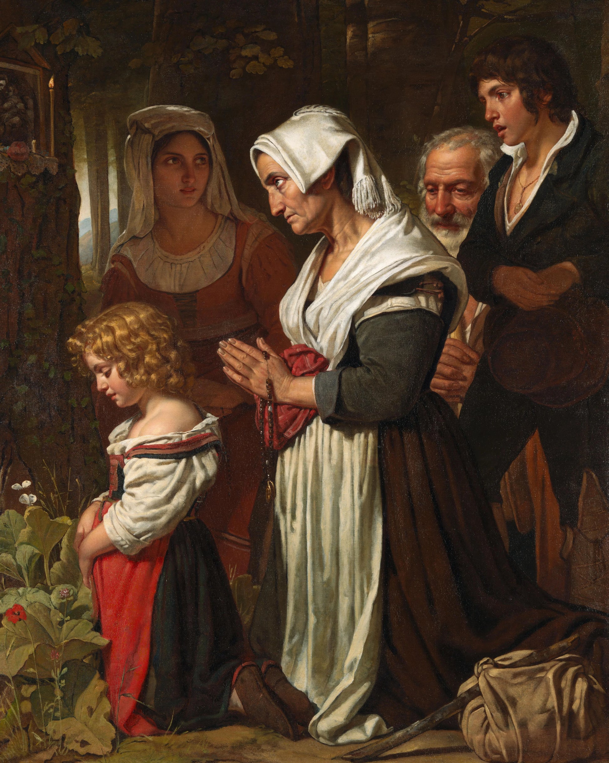 'Piety' – Cornelis Kruseman Vintage Art Print | Wall Art Poster