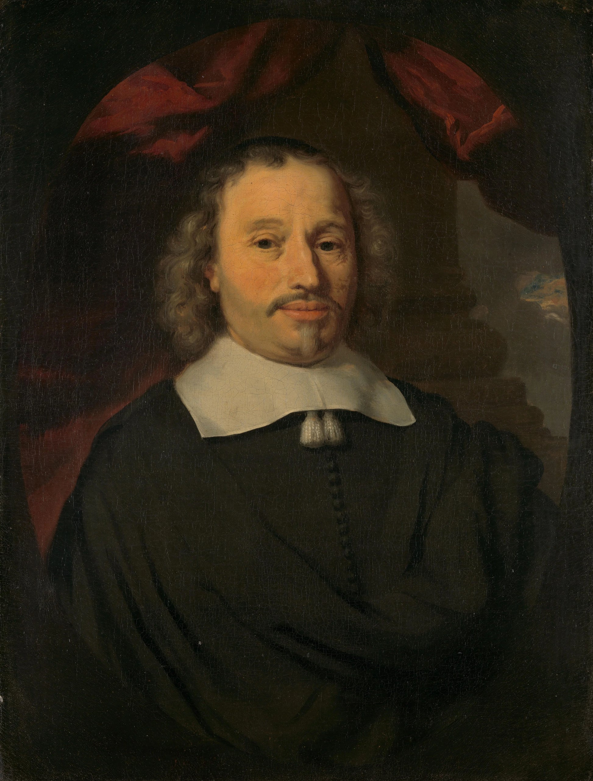 Portrait of Hendrick Wijnands (1601/02-1676) – kopie naar Nicolaes Maes Vintage Portrait Art Print | Wall Art Poster