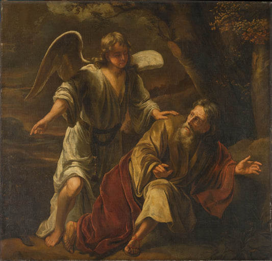 Biblical Scene – attributed to Ferdinand Bol [rejected attribution] Vintage Art Print | Wall Art Poster