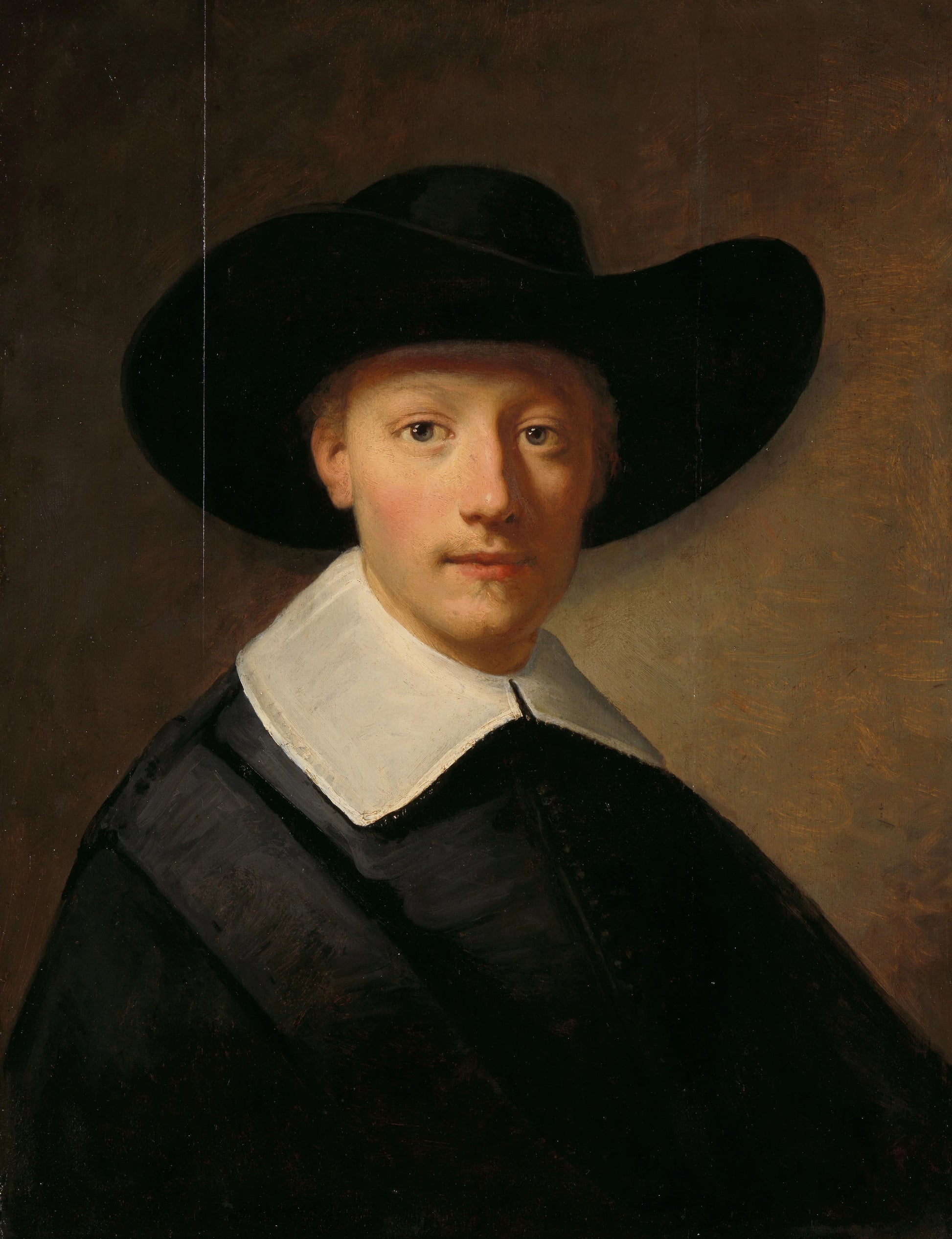Portrait of a Man, possibly Gozen Centen (1611/12-1677) – Govert Flinck Vintage Portrait Art Print | Wall Art Poster