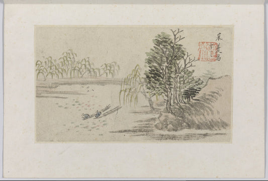 Landschap – Cheng Men Vintage Art Print | Wall Art Poster