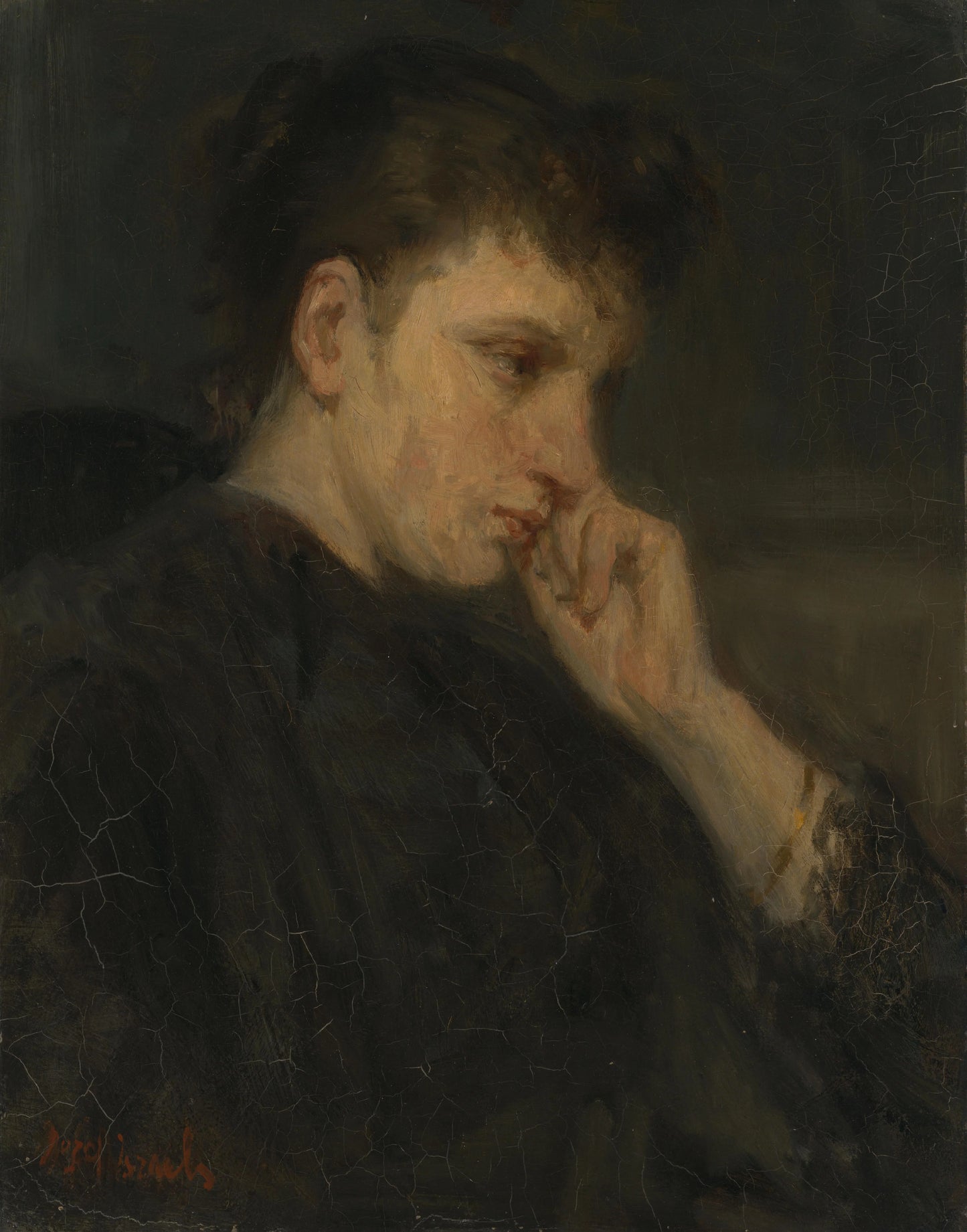 'Malancholy' – Jozef Israëls Vintage Art Print | Wall Art Poster
